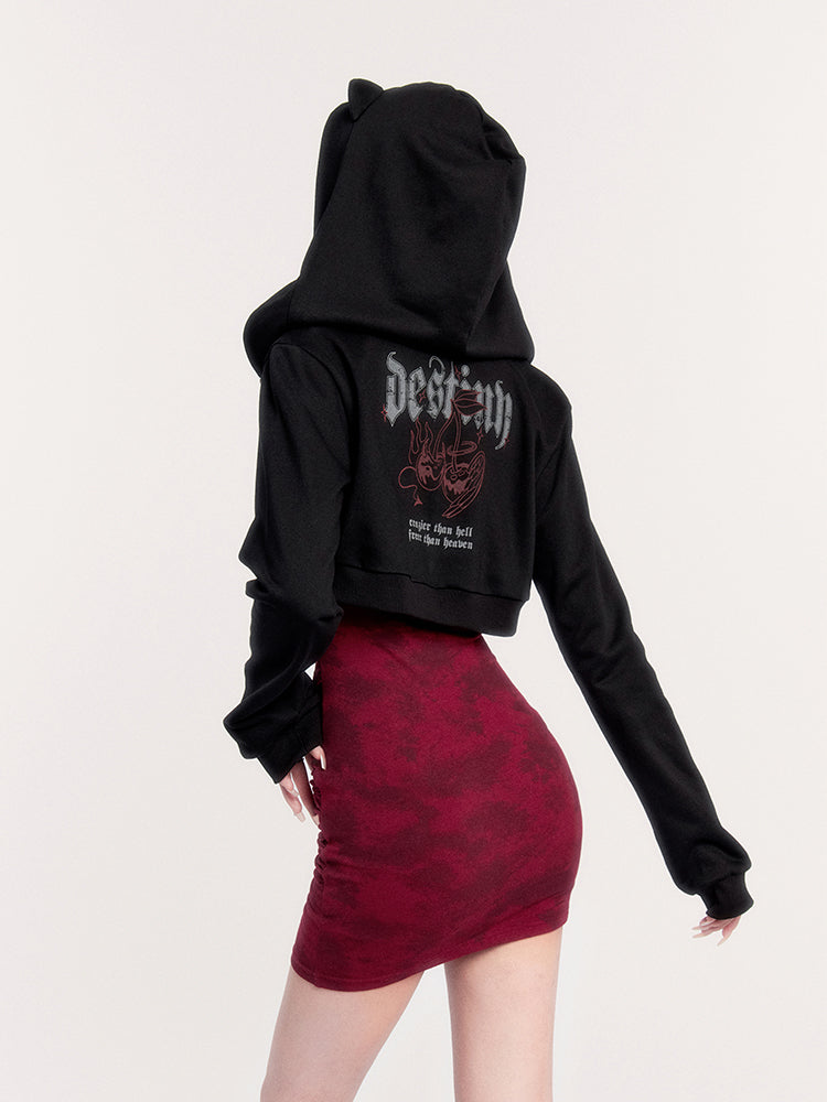 Veste à sweat à sweat à l'oreille