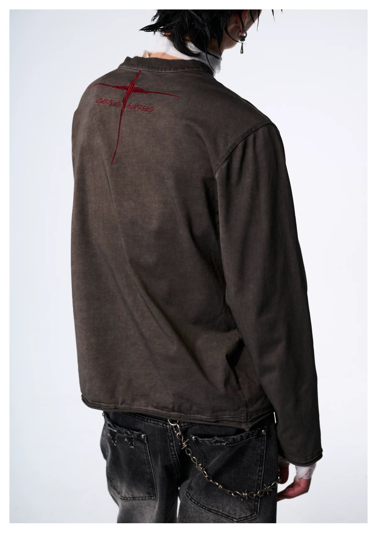 Ashen Relic Henley Long Sleeve Shirt