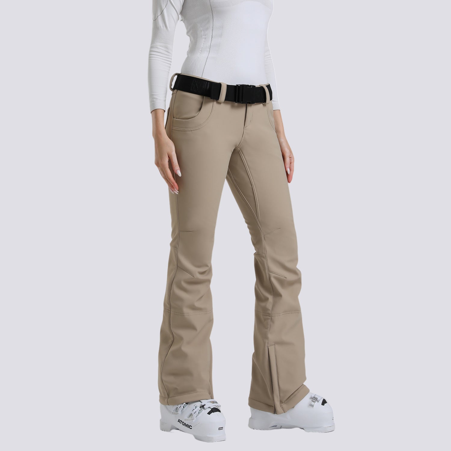 CarveLine Belted Flare Snow Pants