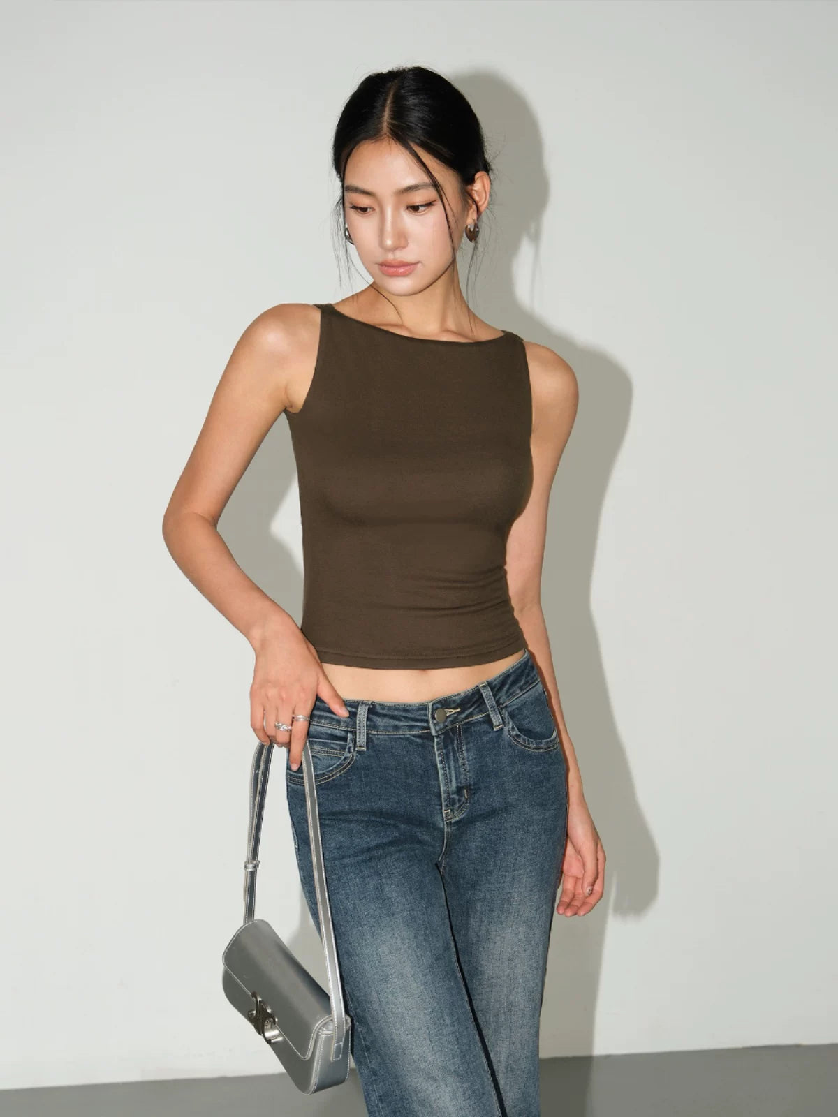 Contour Palette Ribbed Crop Tanks