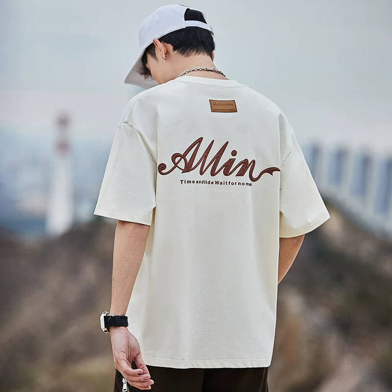 Heritage Script Graphic Oversized Tee
