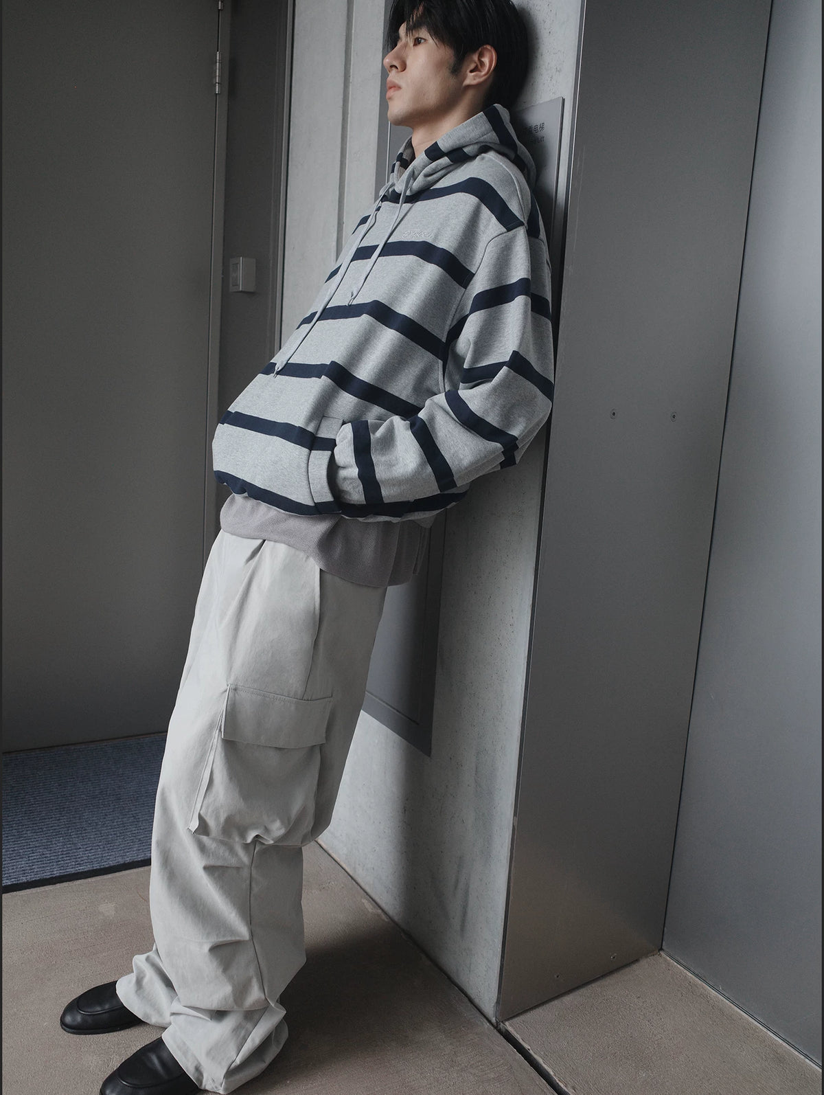 Haven Pleated Wide-Leg Cargo Pants