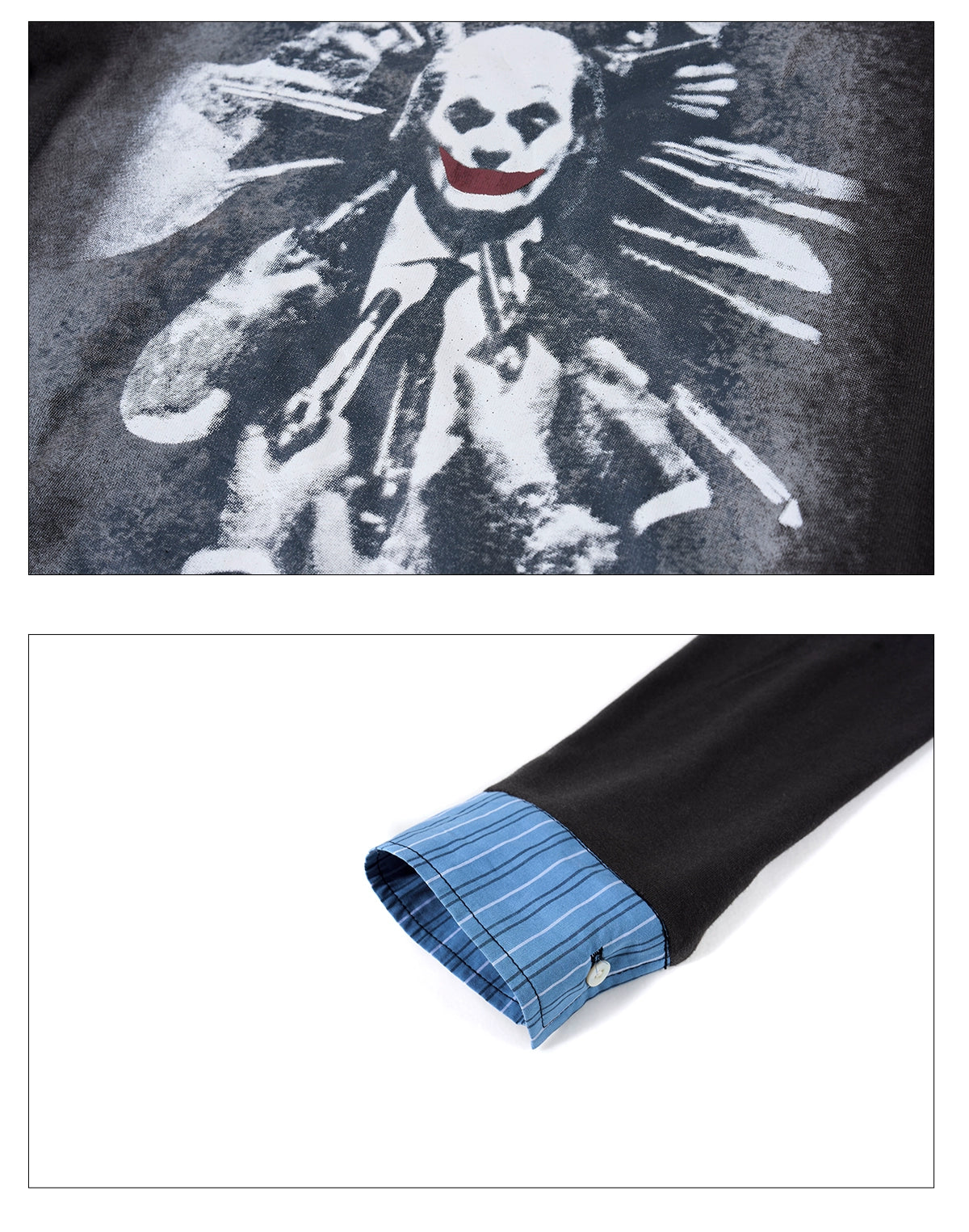 Phantom Carnival Layered Graphic Top