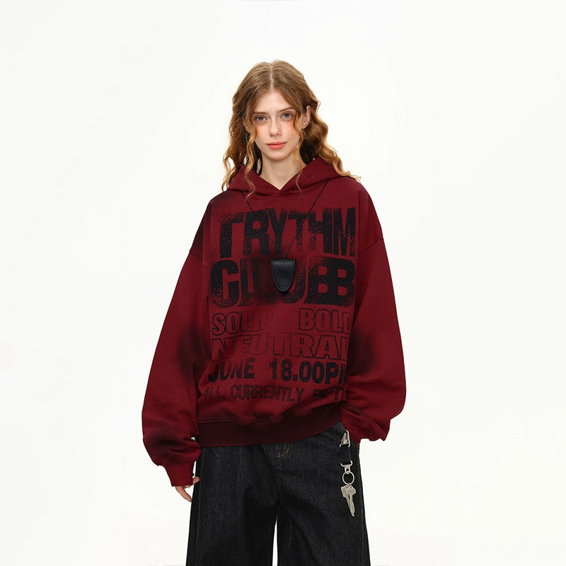 Crimson Rhythm Club Hoodie