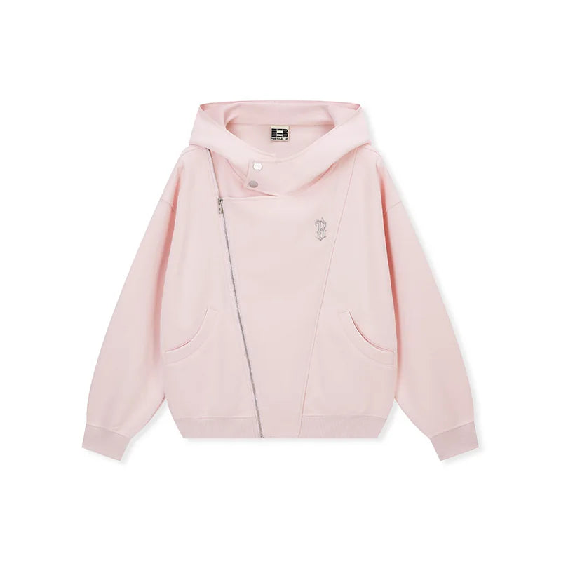 Metro Drape Moto Hoodie Jacket