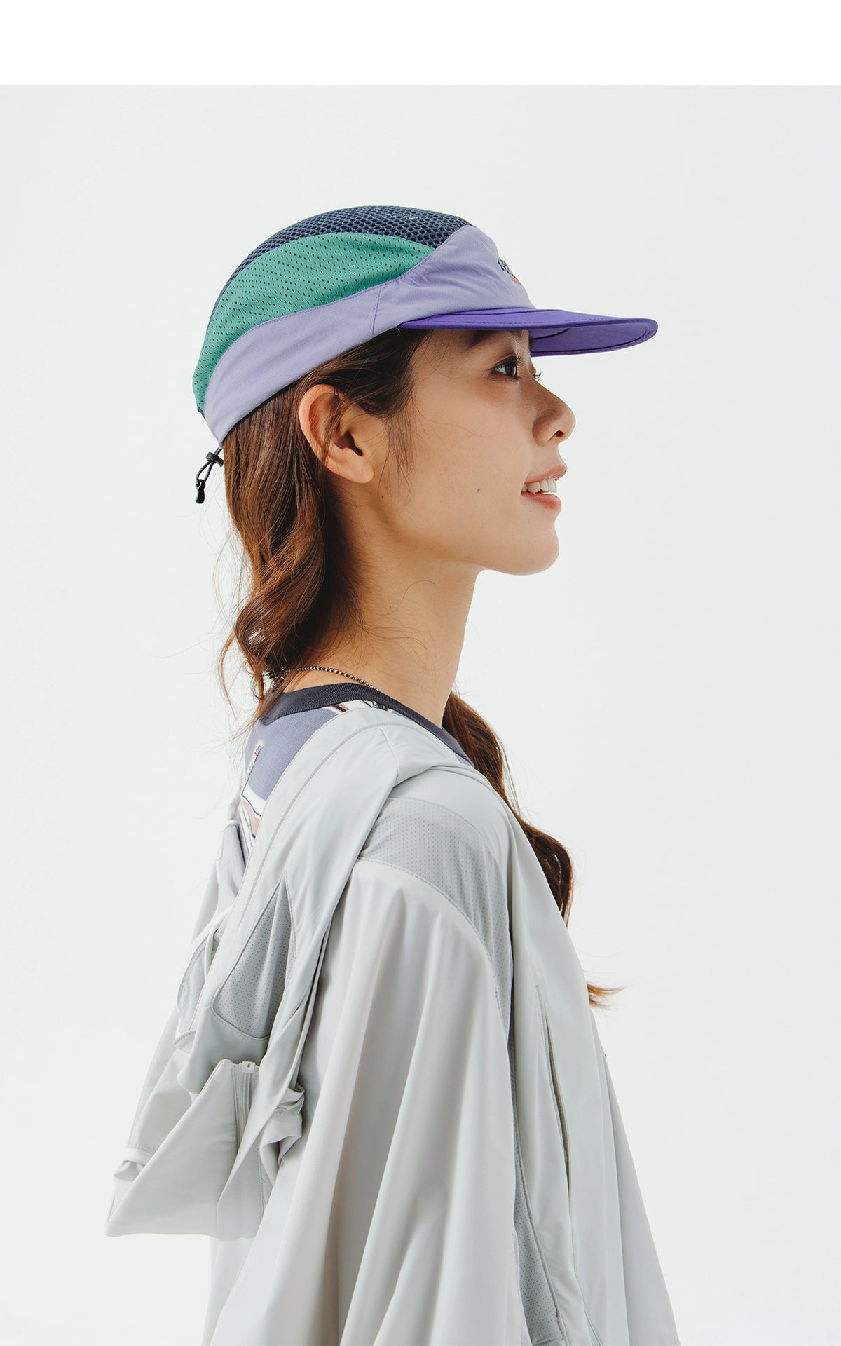 Colorblock Mesh Outdoor Sports Cap