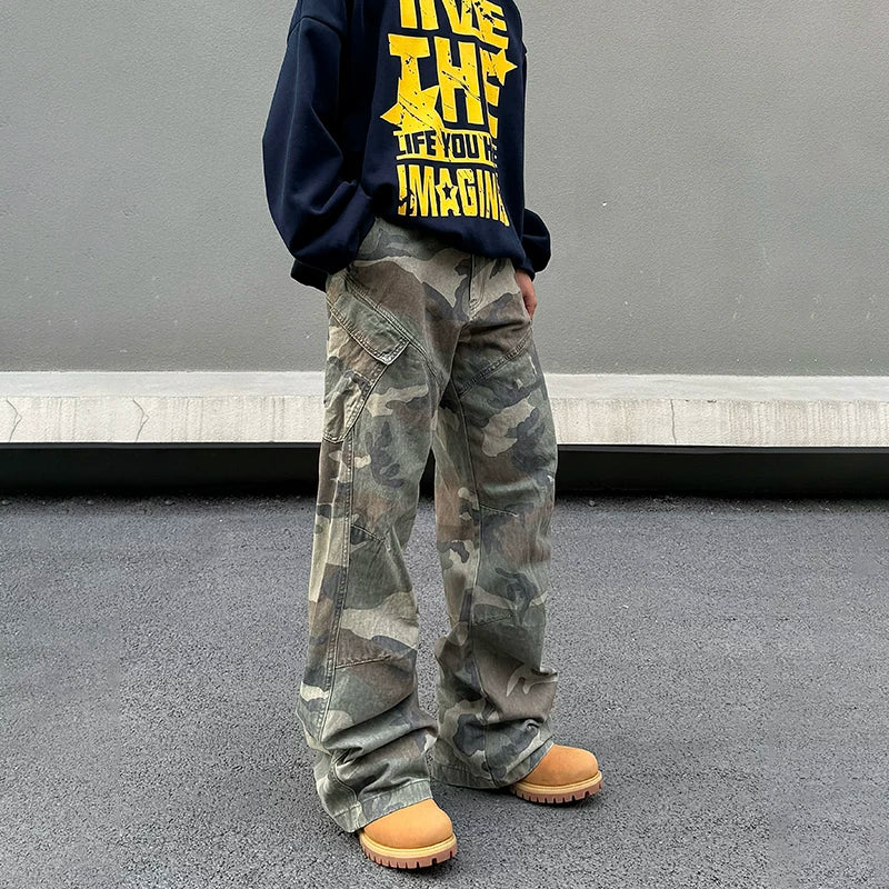 Dust Field Camo Cargo Pants