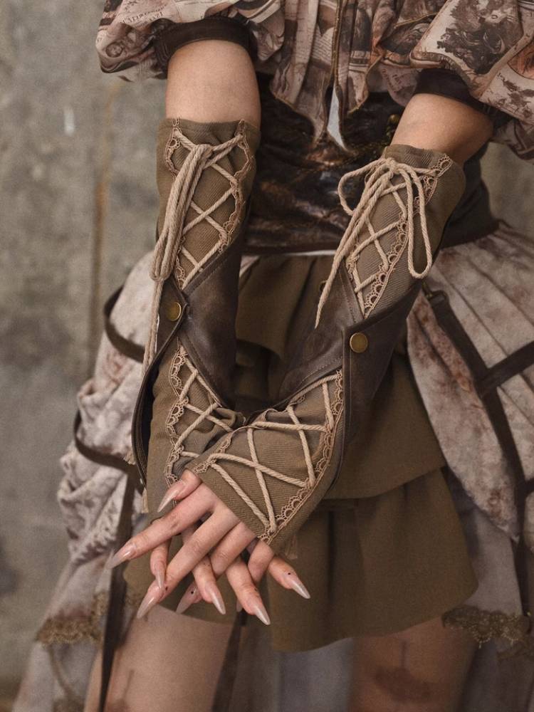 Manga de encaje vintage