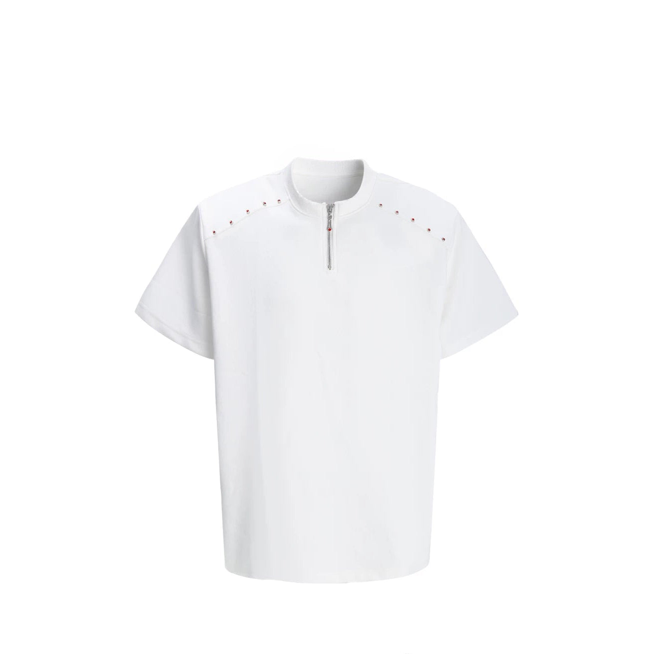 Halo Seam Studded Half-Zip Tee