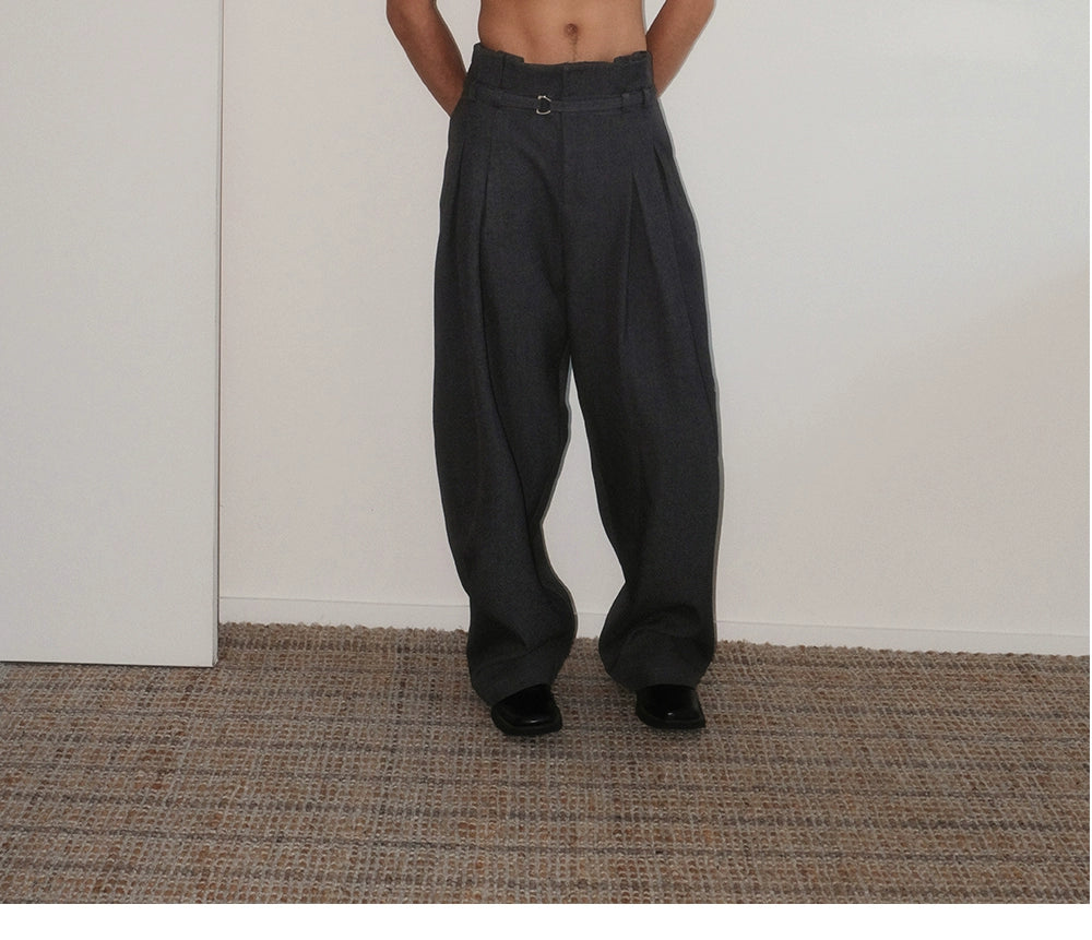 ForgeWaist Pleated Belt Trousers