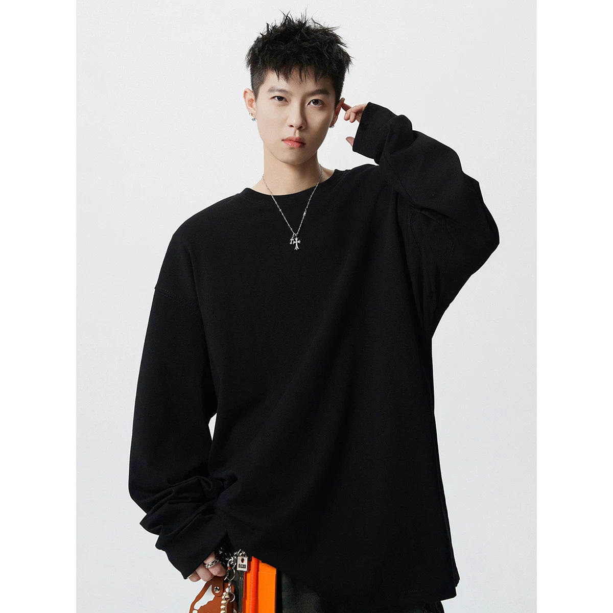 Cloudline Oversized Long-Sleeve Tee