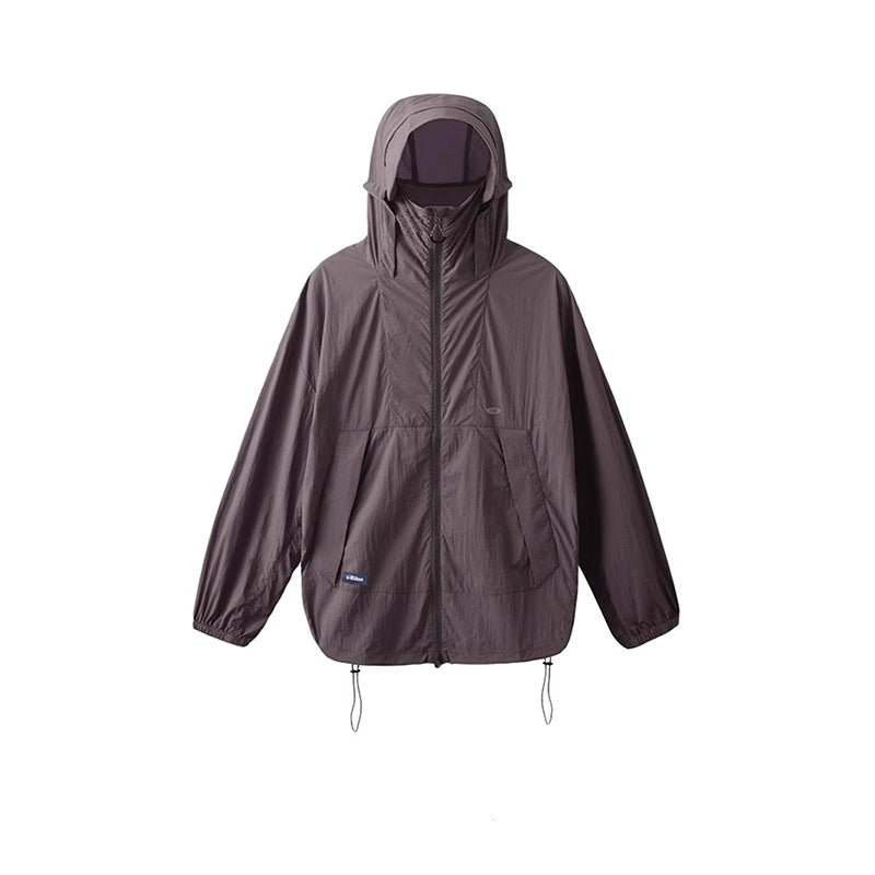 UV-Protective Hooded Windbreaker