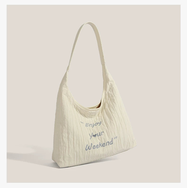 Weekend Whisper Pleated Hobo Bag