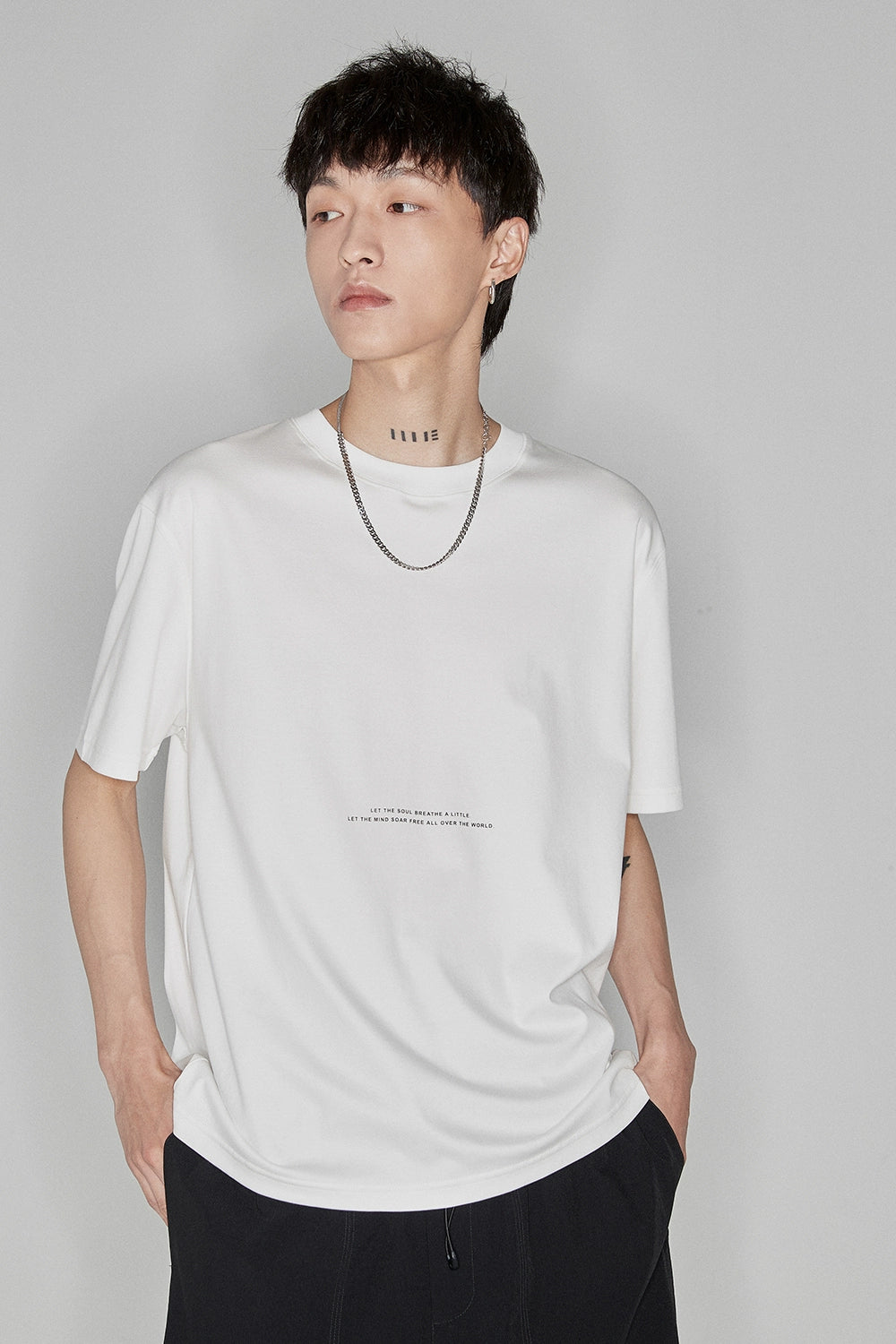 TEE estándar de impresión de letra de bloque de color
