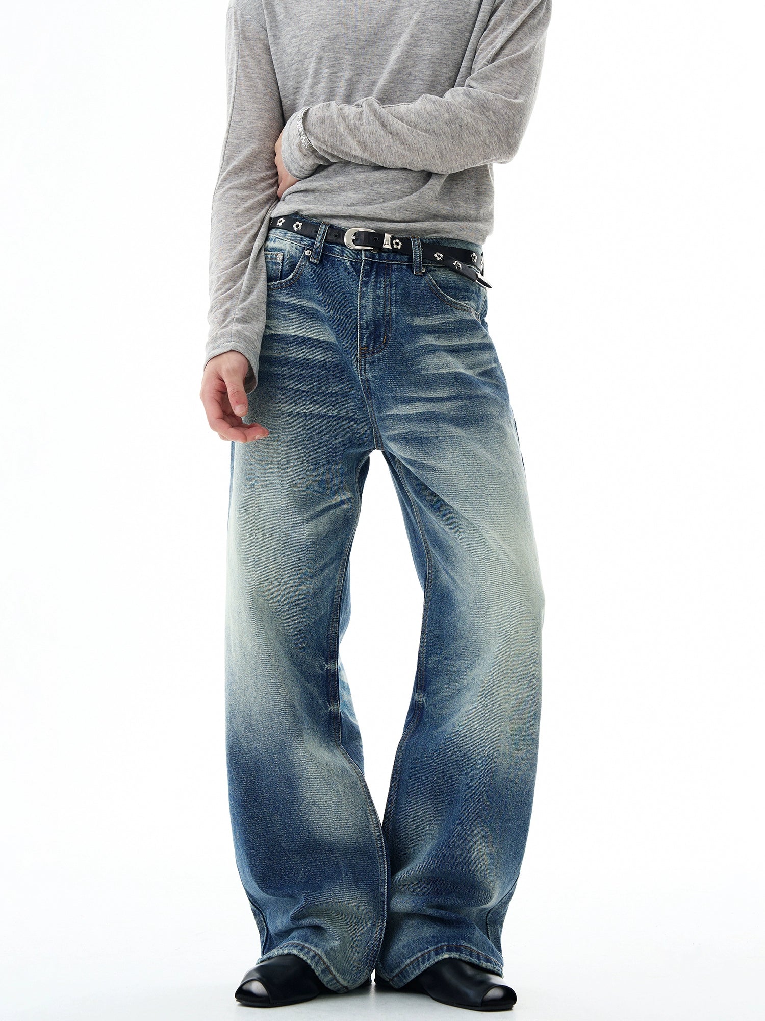 Glacier Fade Flare-Leg Jeans