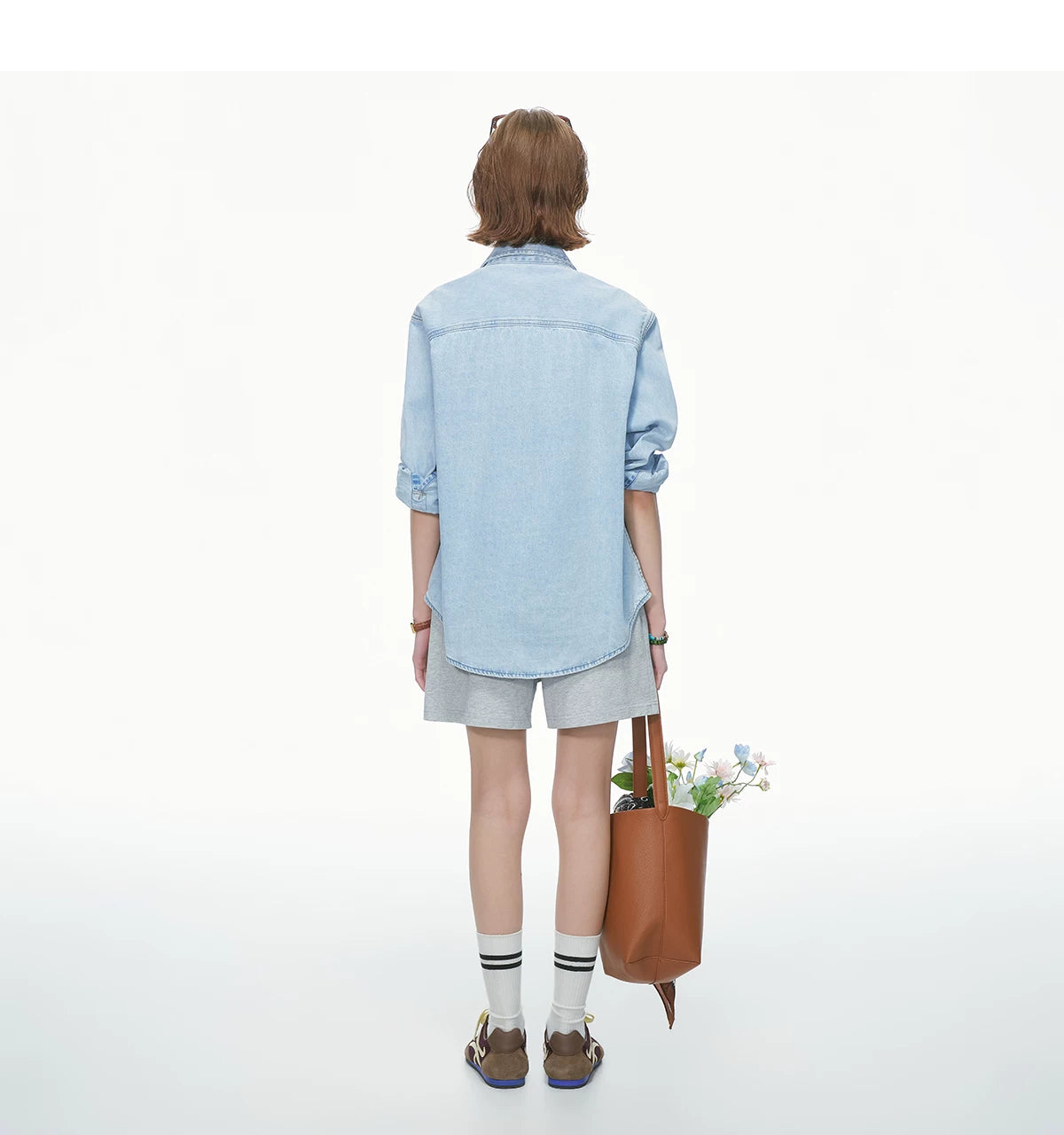 Indigo Studio Oversized Denim Shirt