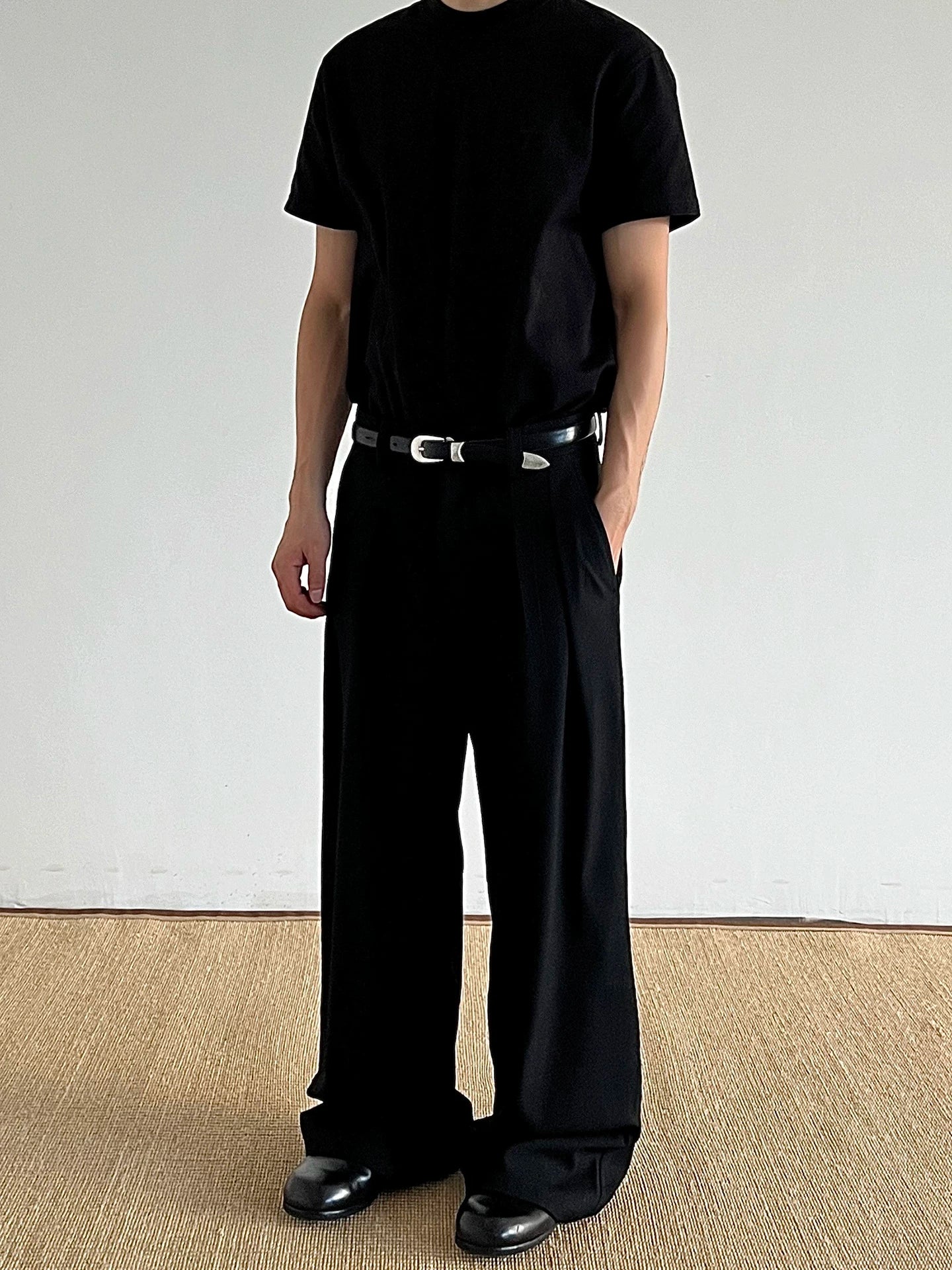 Obsidian Mist Pleated Trousers