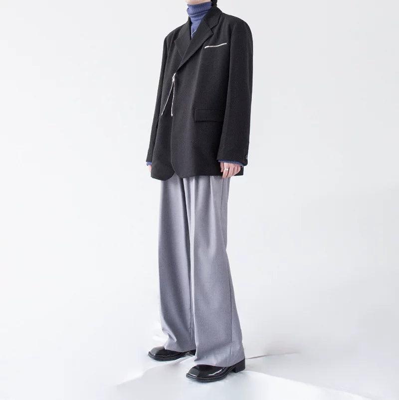 Slate Axis Zip Blazer