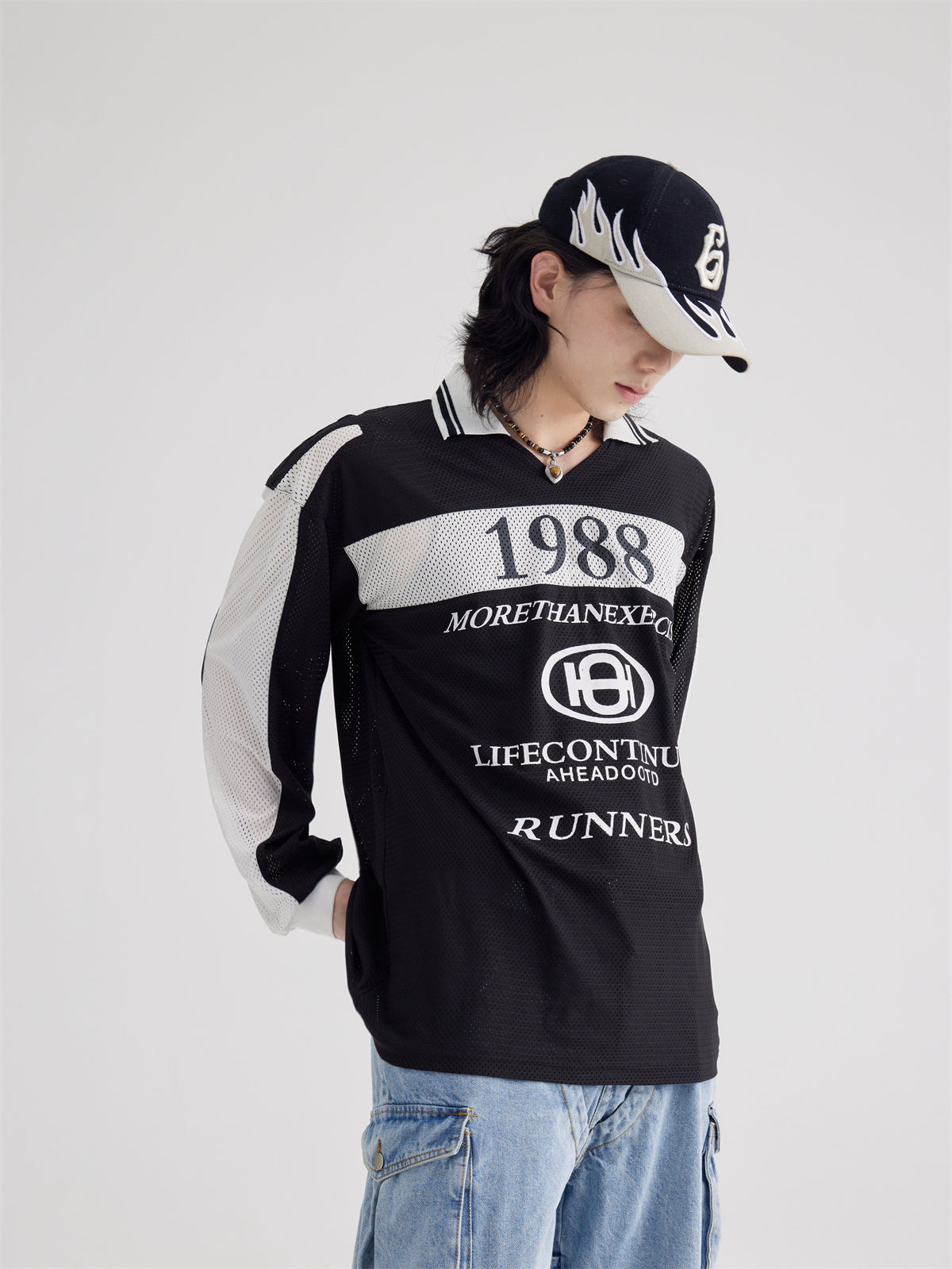 Men's American Lapel Top