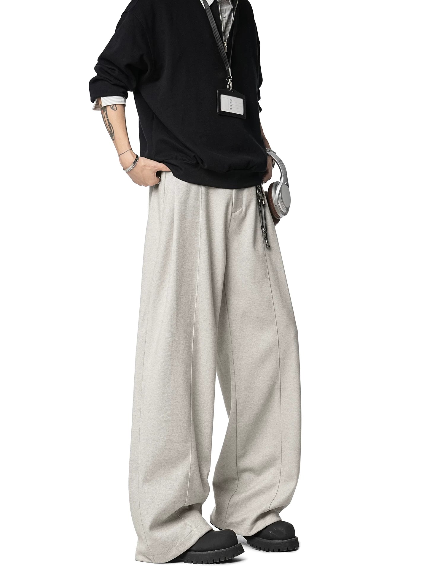 Cafe Scholar Woolwide Trousers