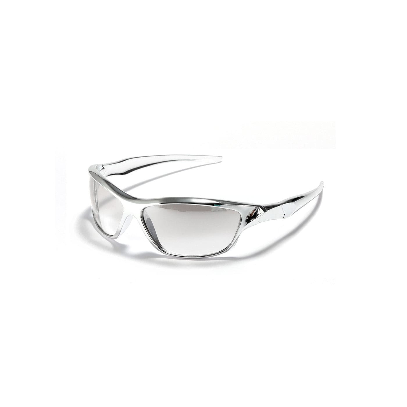 Sculpted Wraparound Sport Sunglasses - view 4