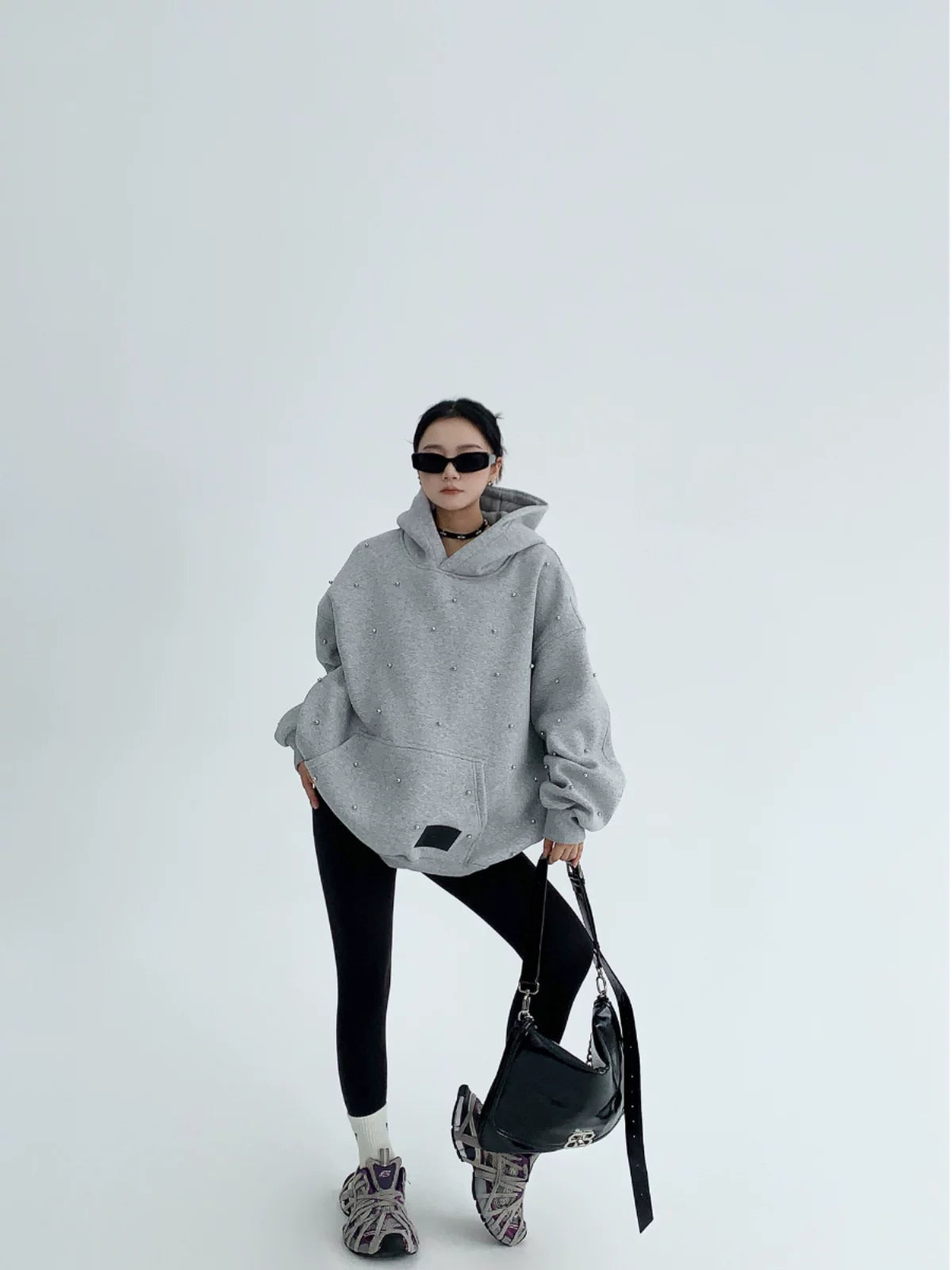 Starlit Pearl Oversize Hoodie