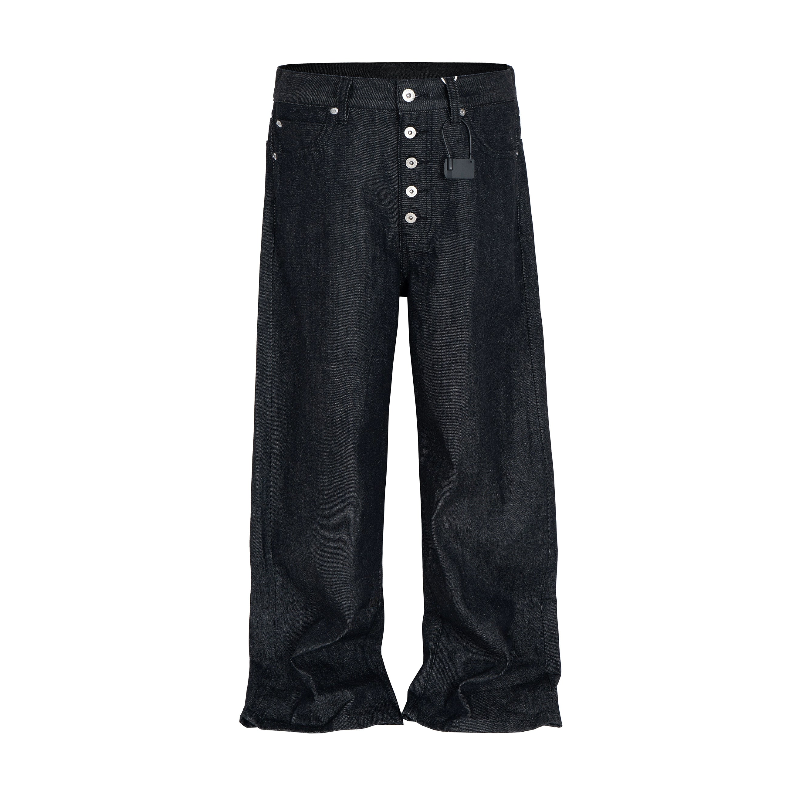ObsidianStack Multi-Button Wide Jeans