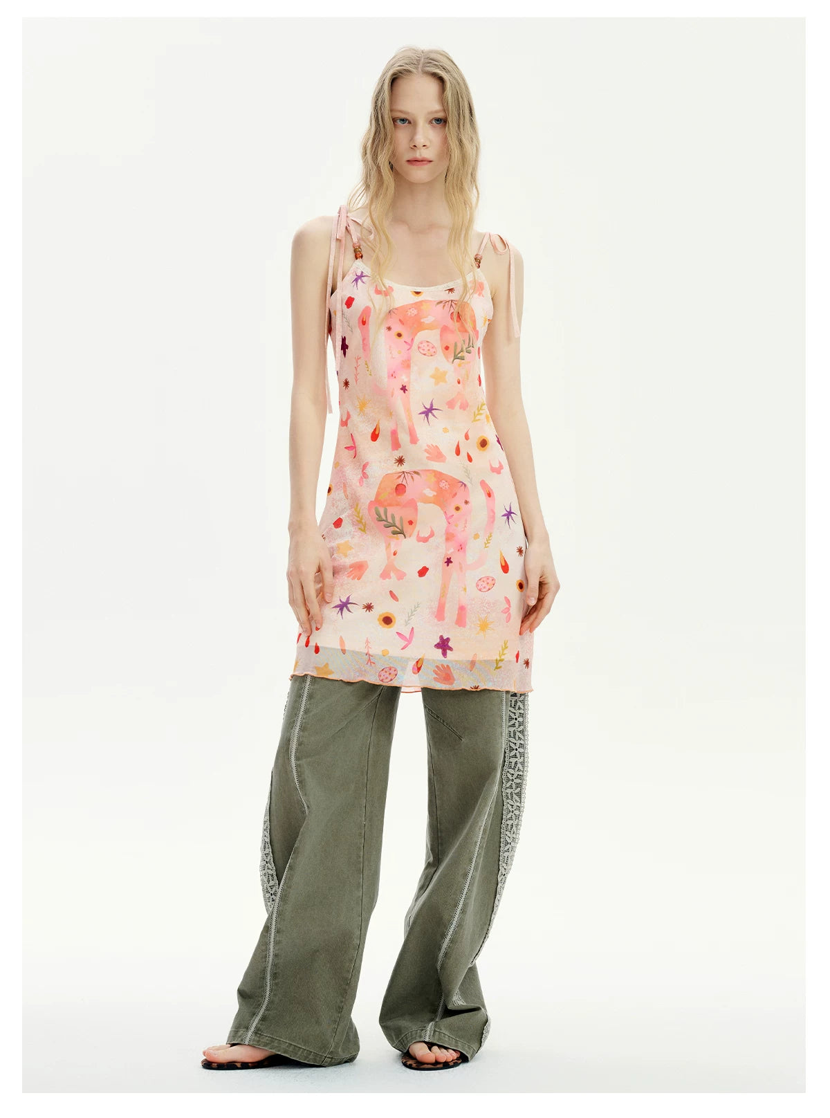 Tapestry Trail Olive Wide‑Leg Pants