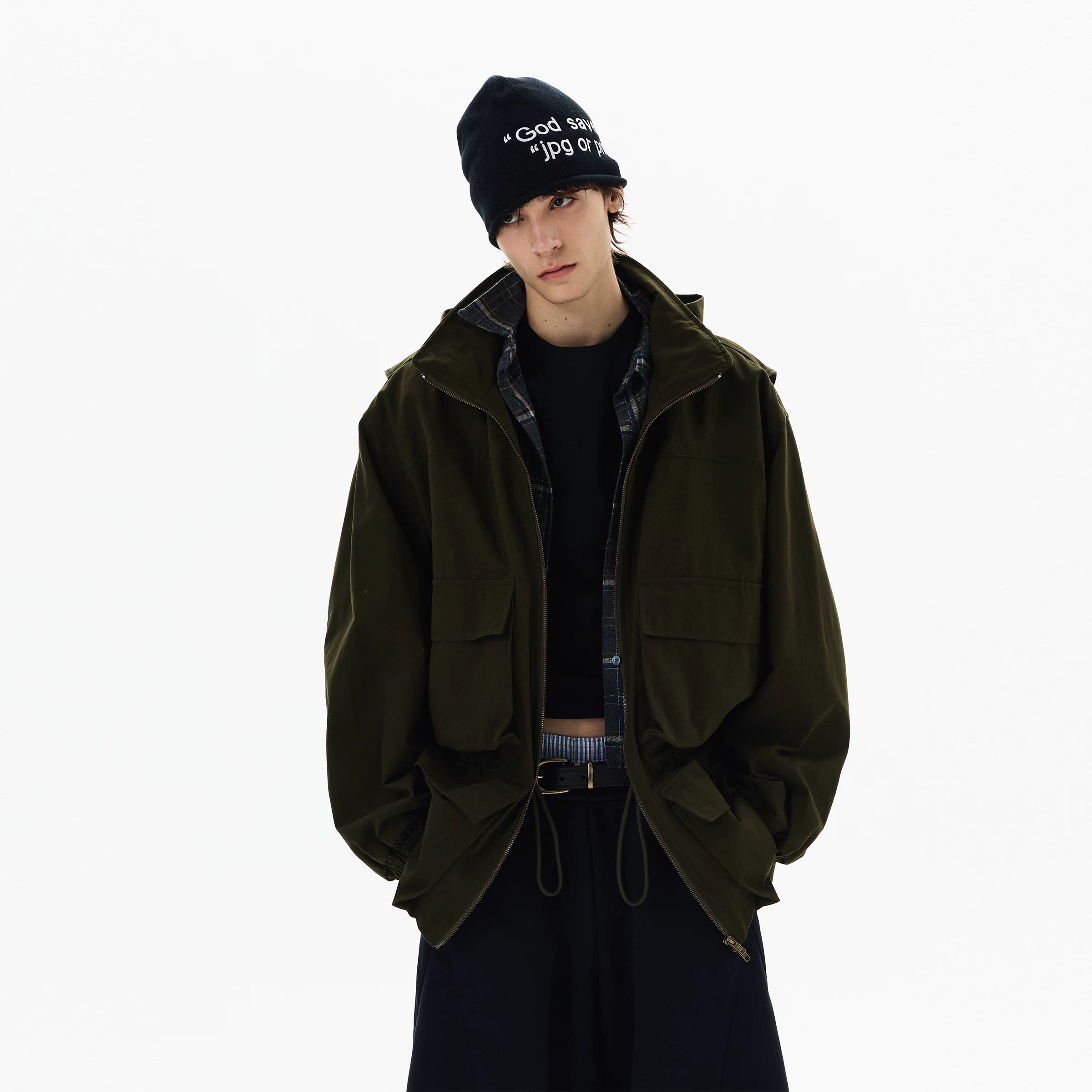 Midnight Signal Utility Zip Parka