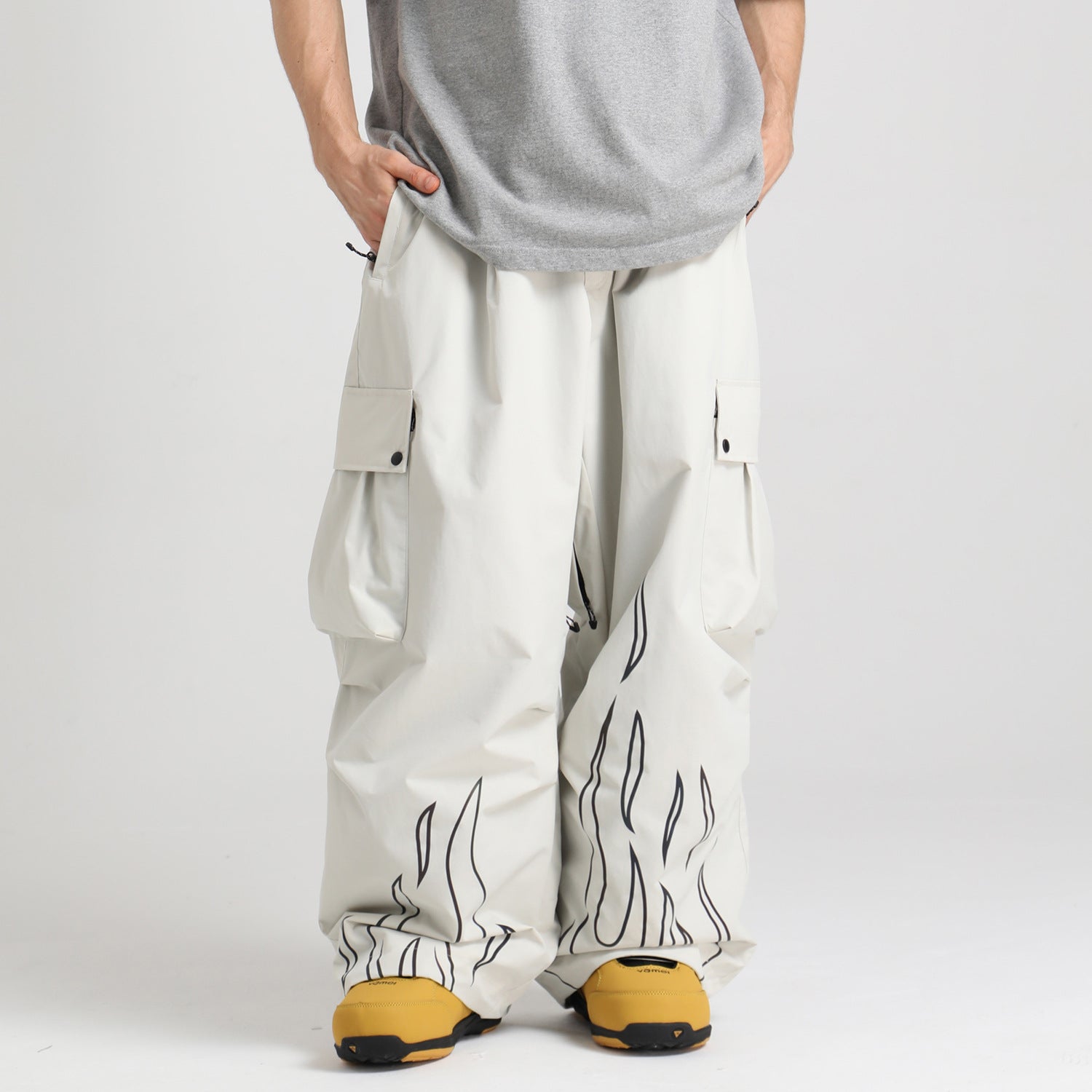 FlareTrace Reflective Cargo Snow Pants