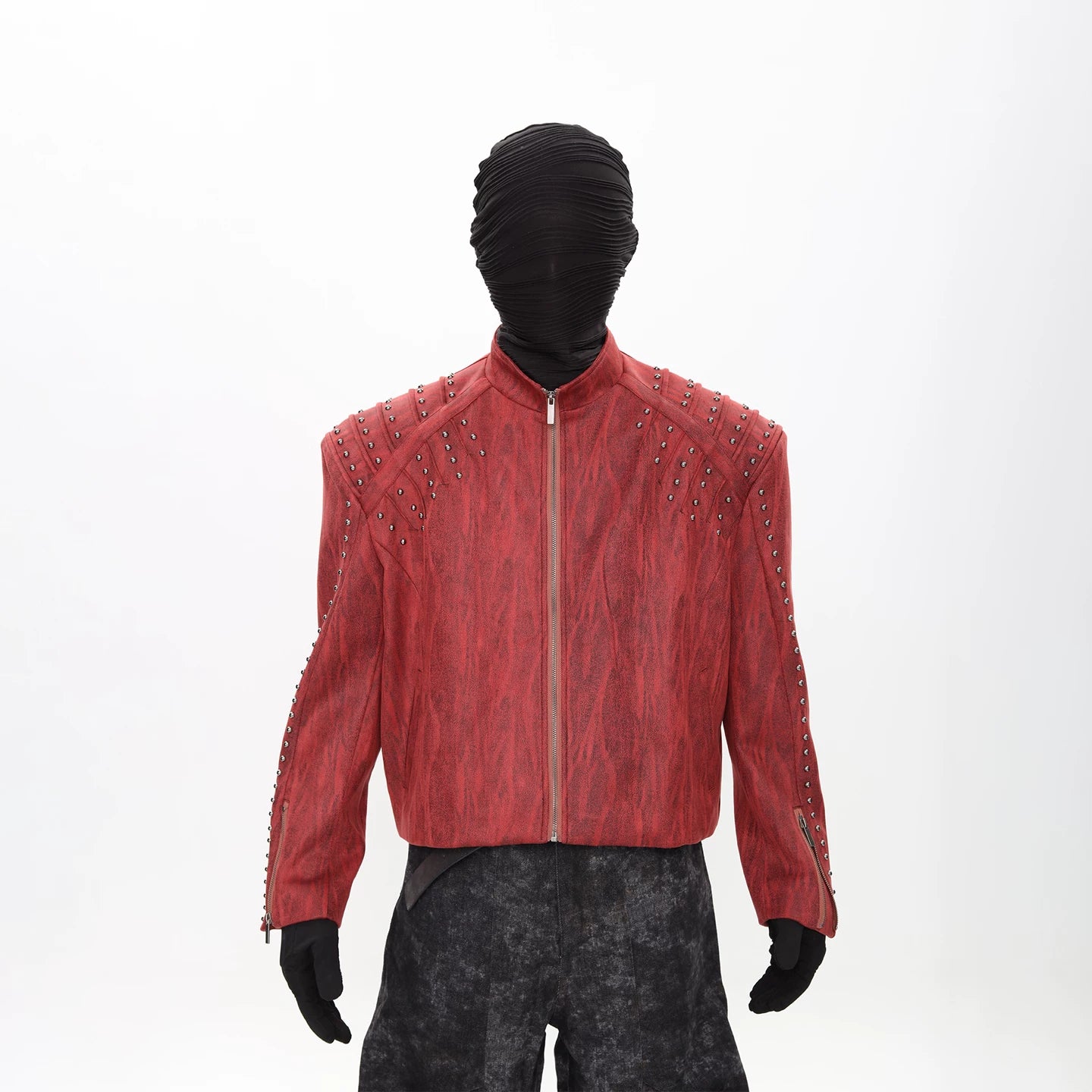 Nocturne Shrapnel Studded Rider Jacket