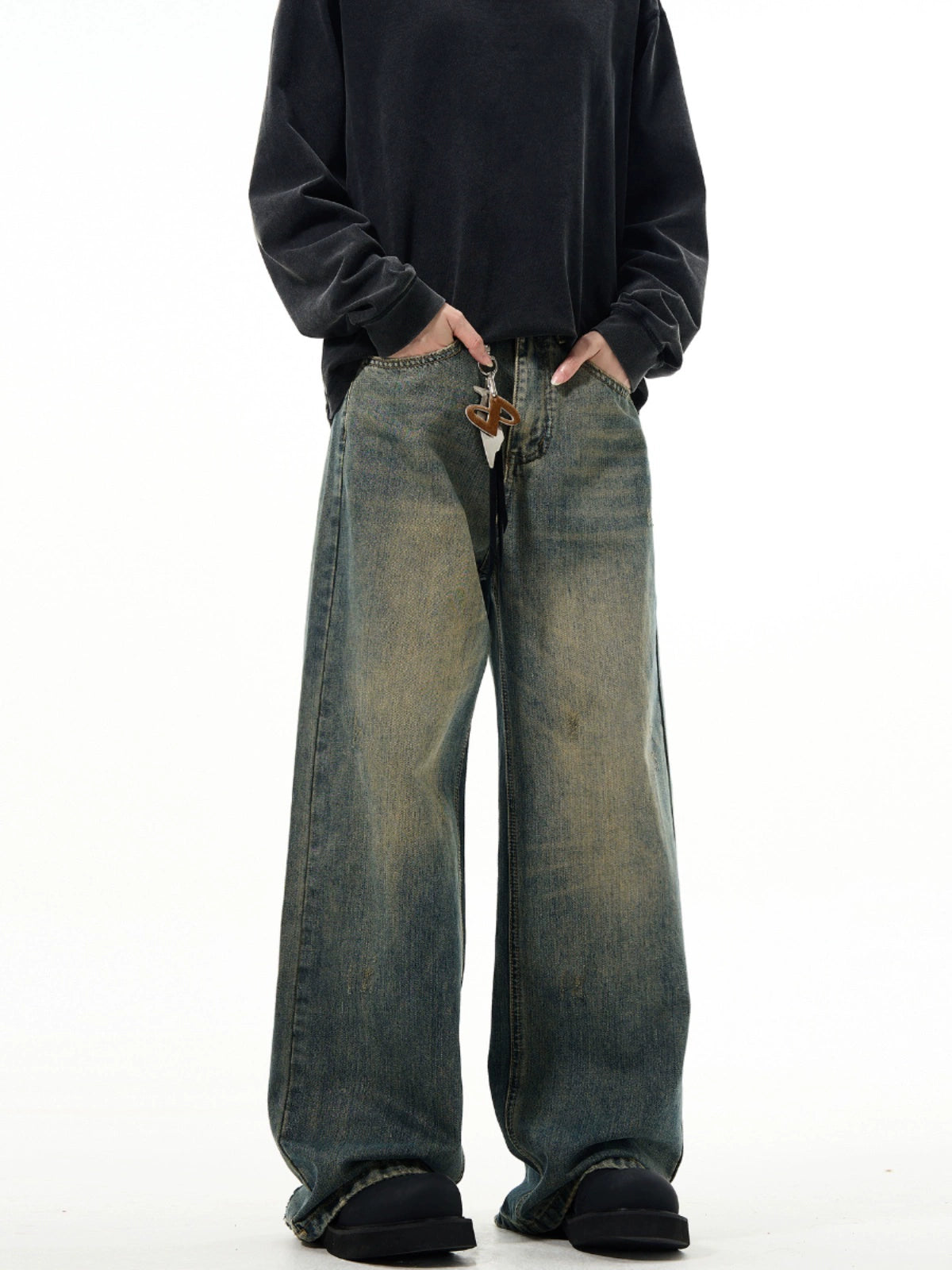 MADWITCH Vintage Voyage Wide-Leg Jeans