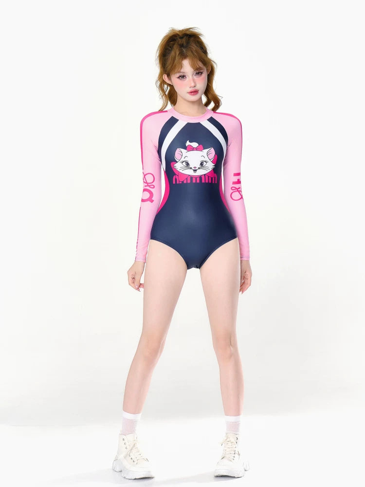 Candy Mascot Long-Sleeve Surf Suit