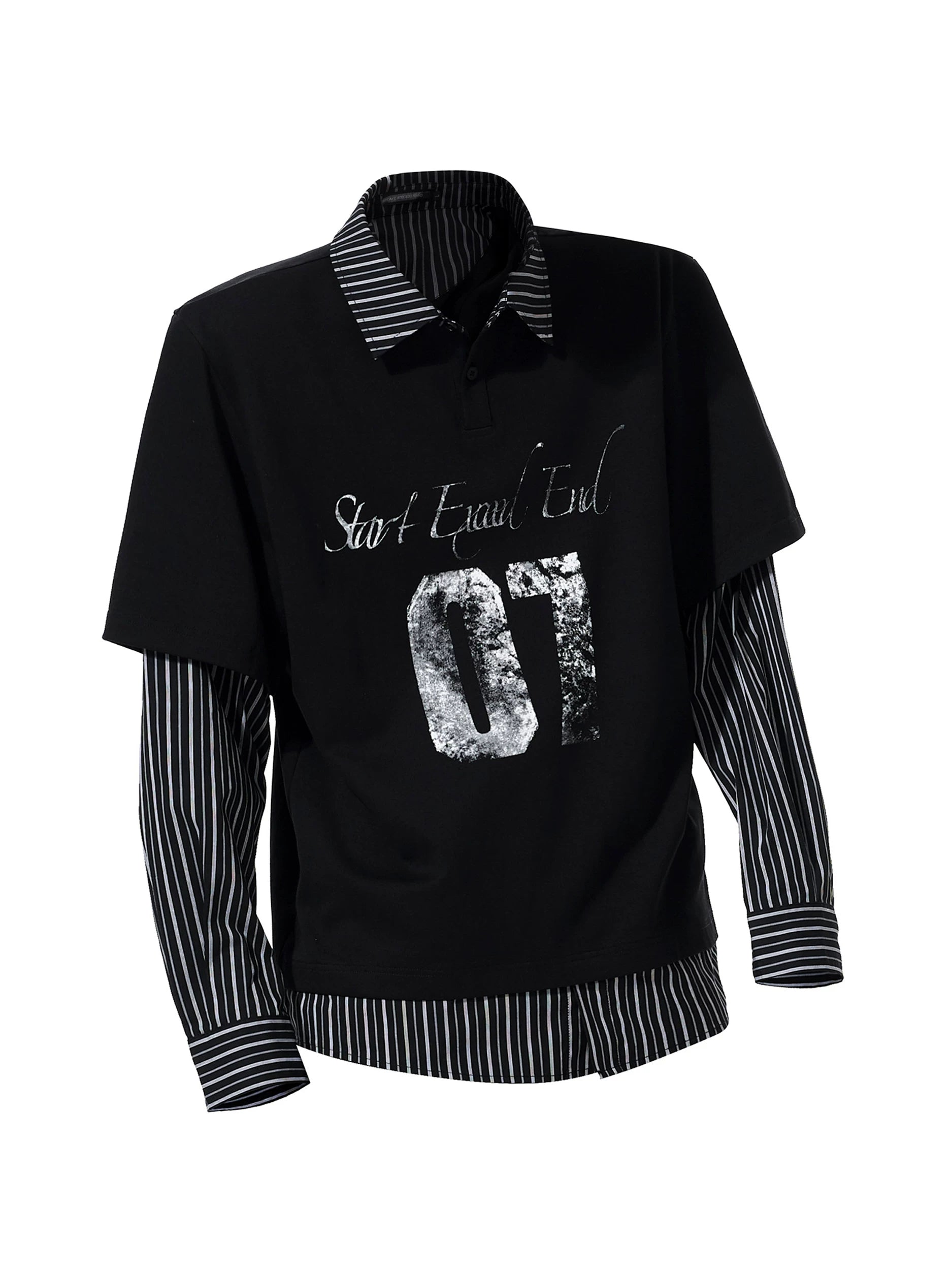 Layered Varsity 07 Shirt