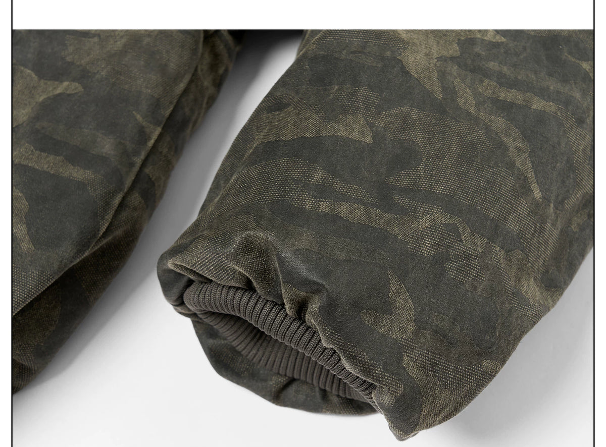 Dustland Sherpa-Lined Camo Hooded Jacket