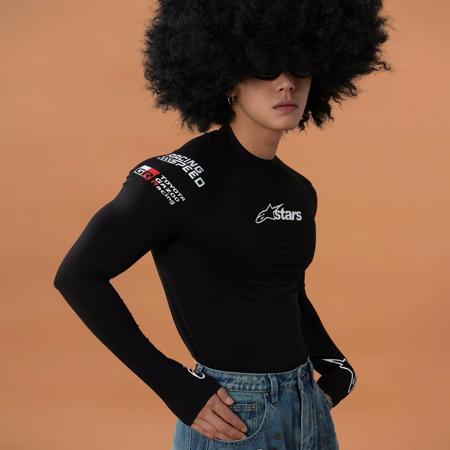 Speed Circuit Logo Racer Top