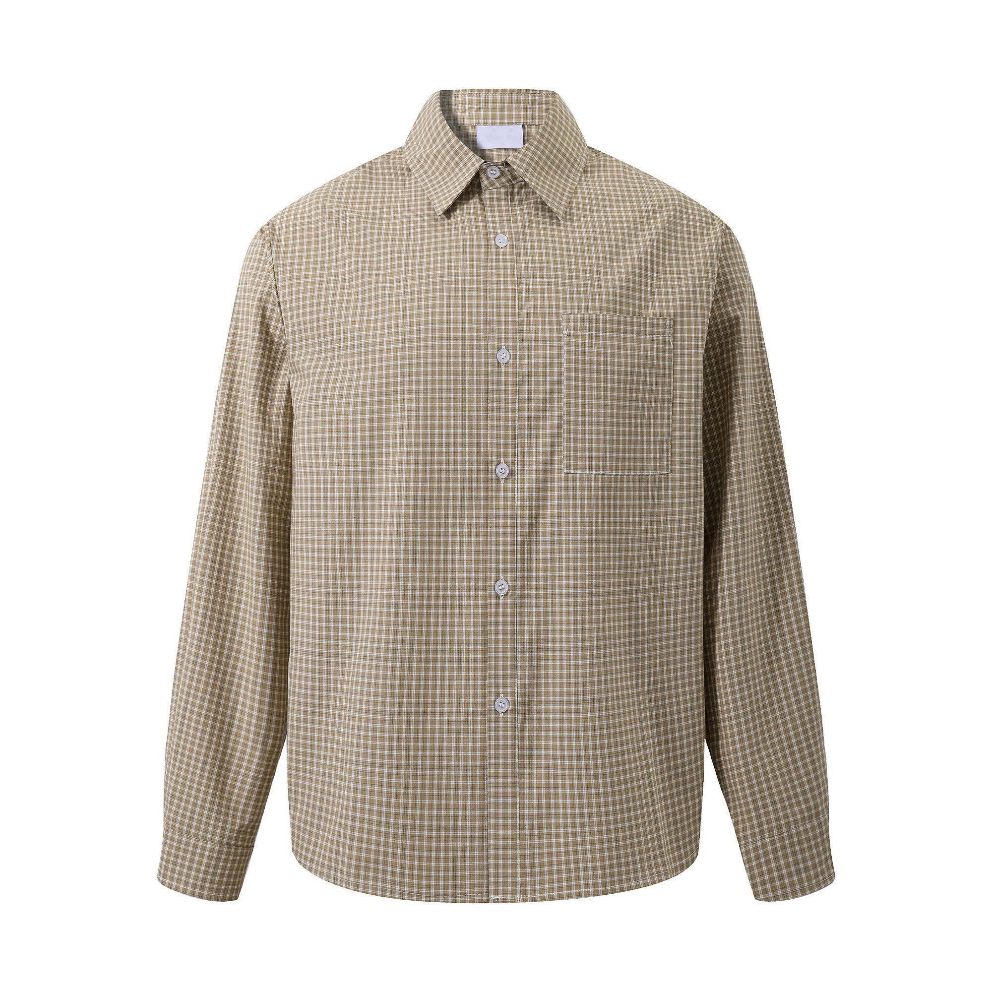 Honeycheck Layered Oversize Shirt
