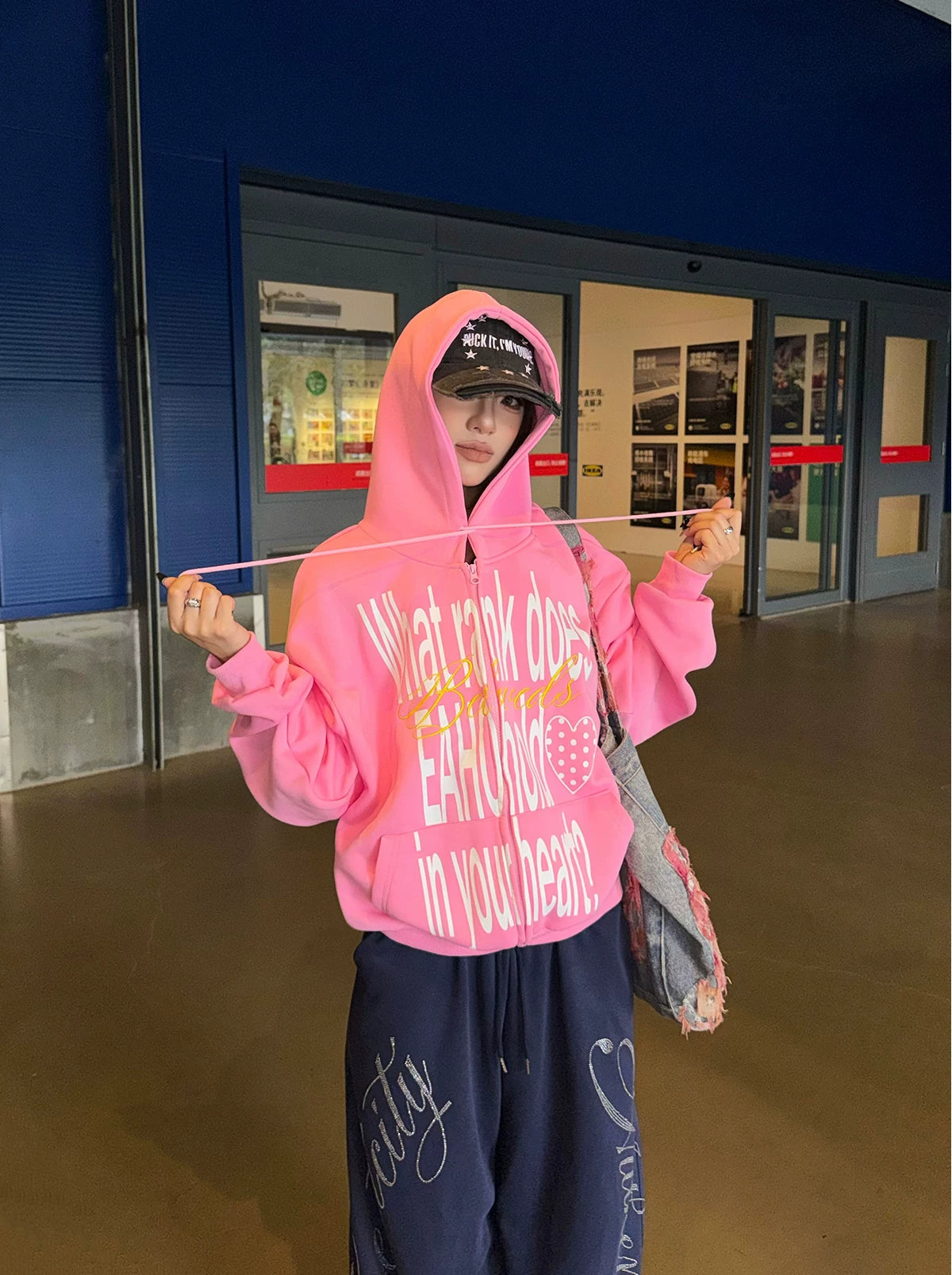 Bubblegum Manifesto Zip Hoodie