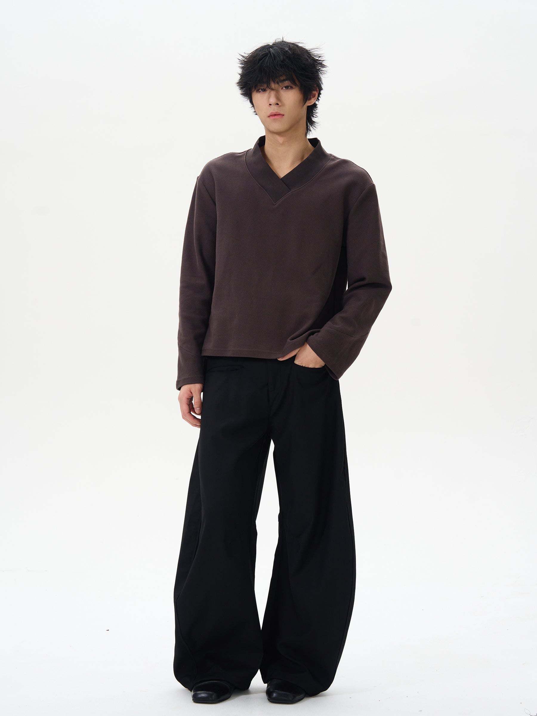 Black Wide-Leg Palazzo Pants