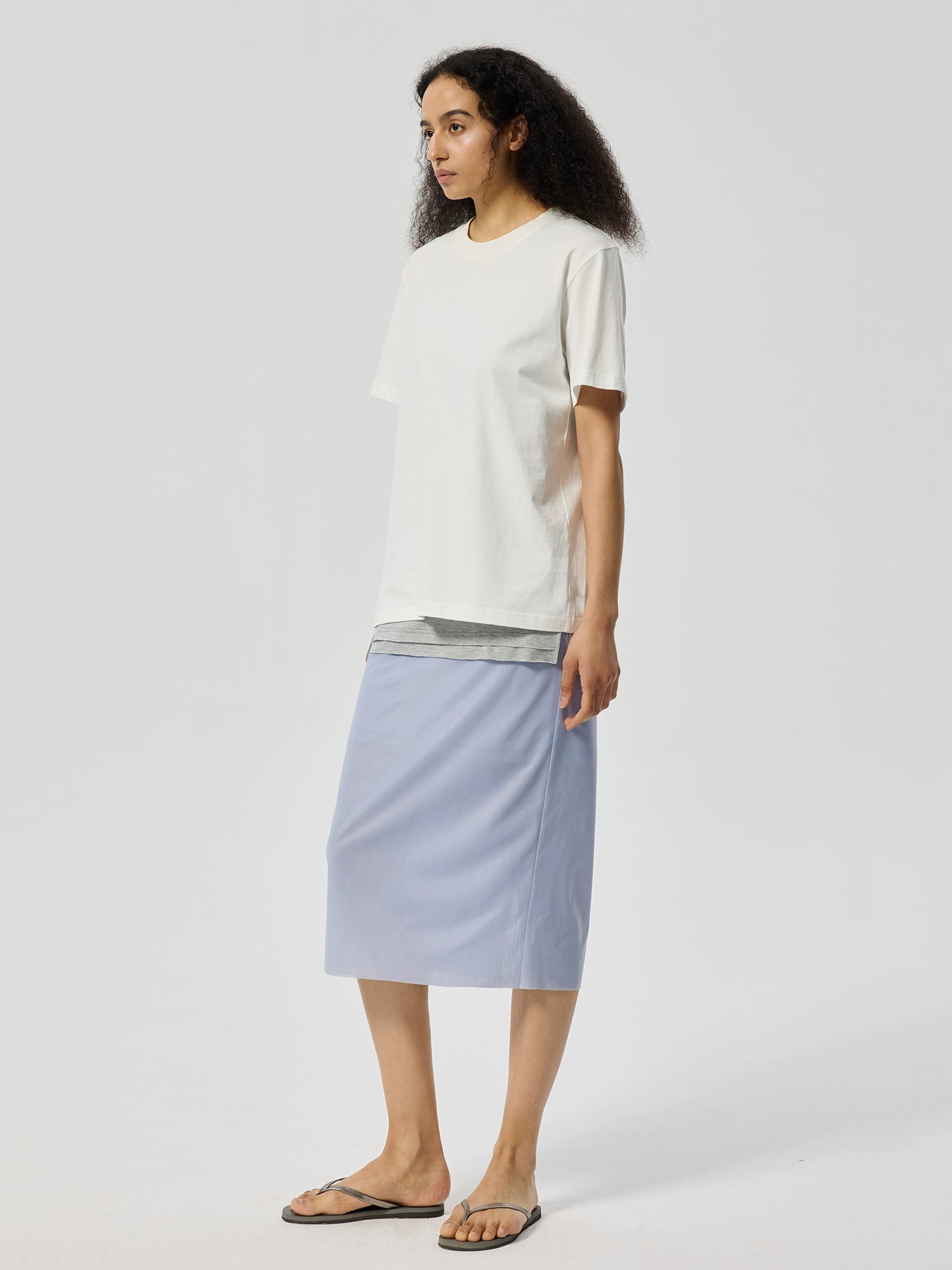 Knee-Length Straight Skirt