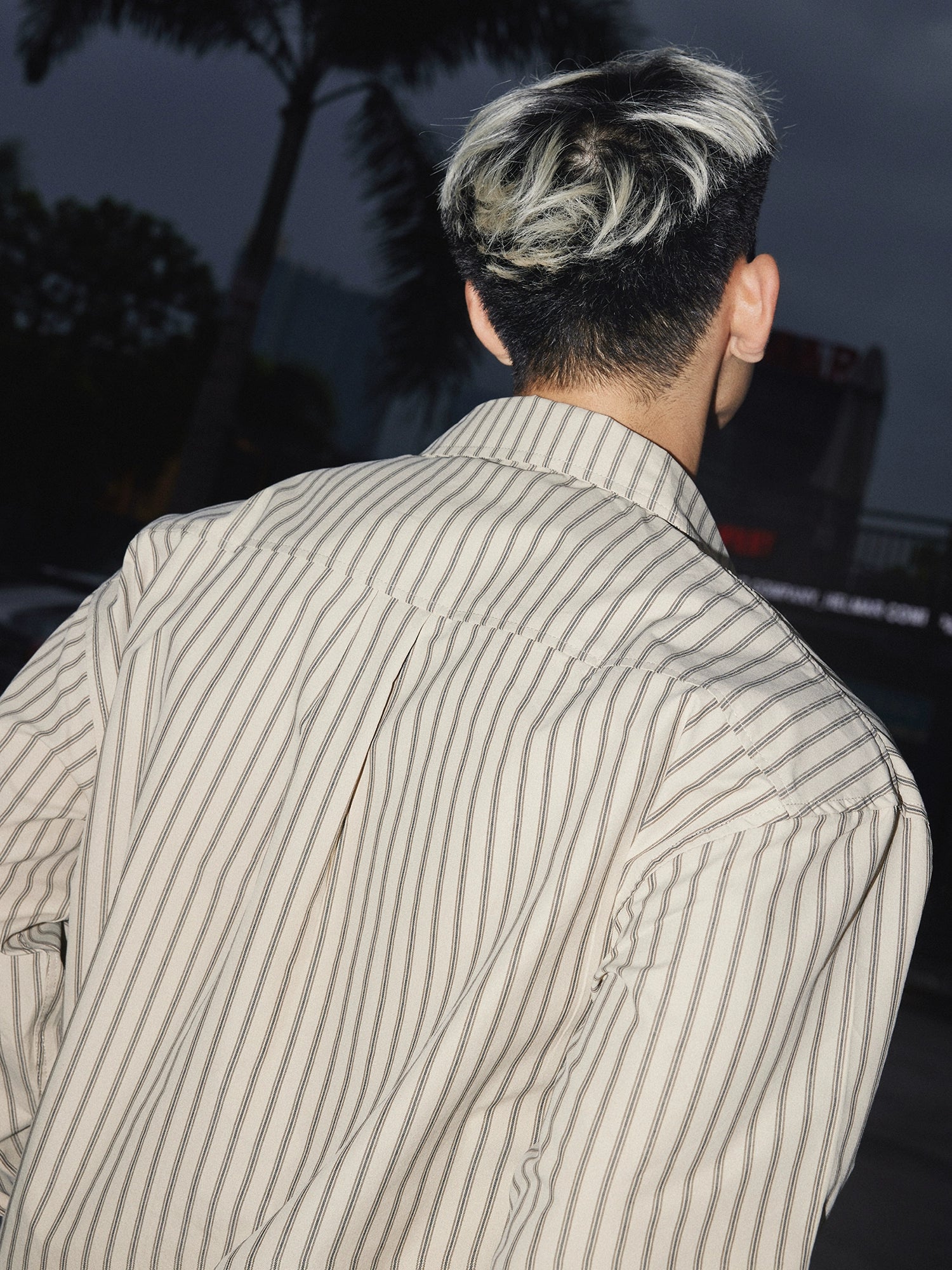 Nostalgia Retro Striped Button Shirt