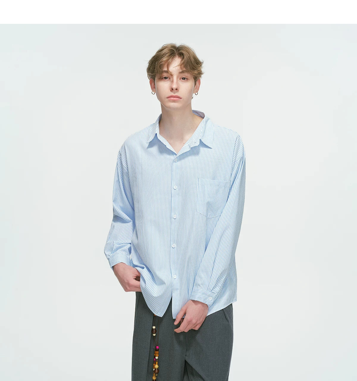 Verde Stripe Breeze Overshirt