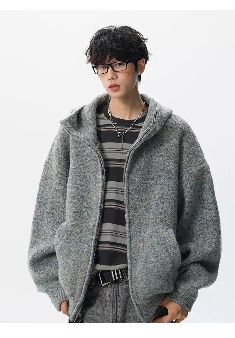 Horizon Fleece Knit Zip Hoodie