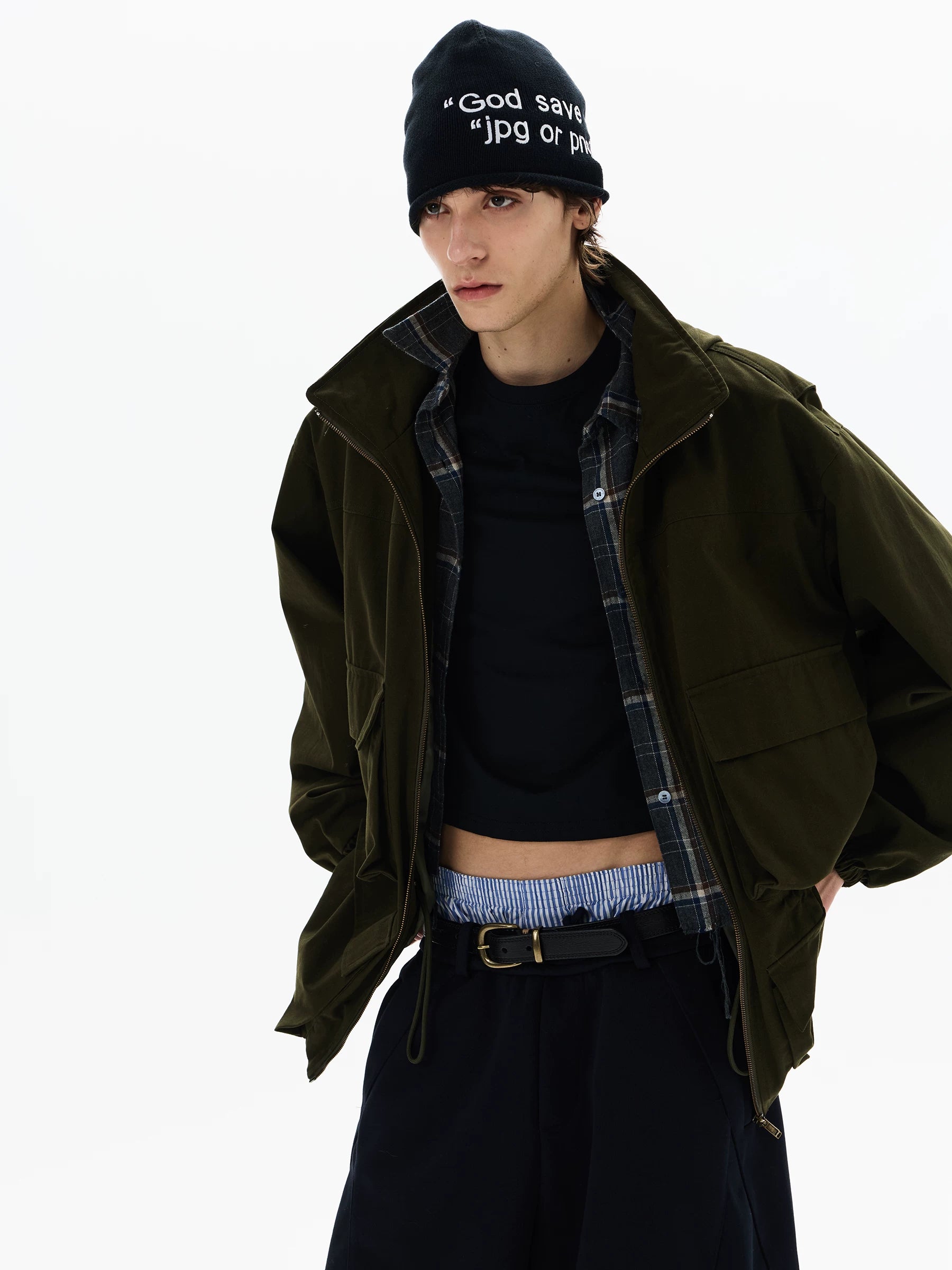 Midnight Signal Utility Zip Parka