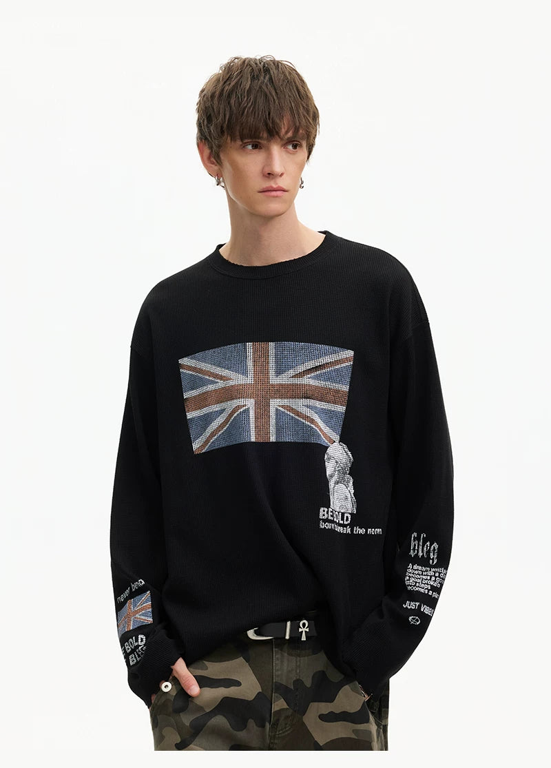 Union Wave Waffle Long-Sleeve Tee