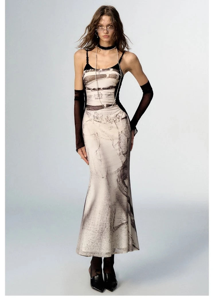 De Akiva Pastel Ombre Mermaid Gown Set