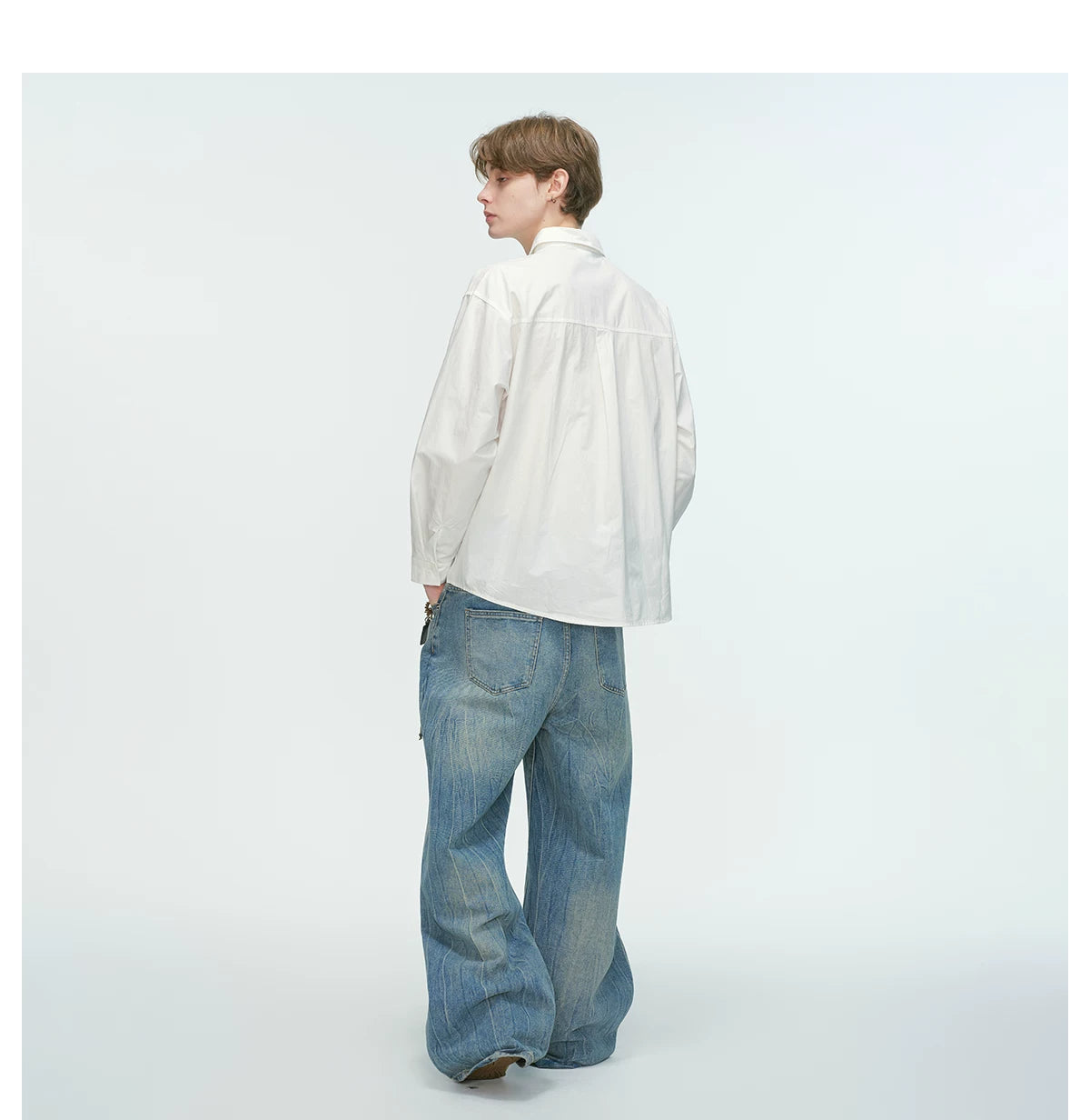 MonoFrame Relaxed Poplin Shirt