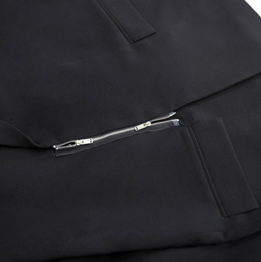 Slate Axis Zip Blazer