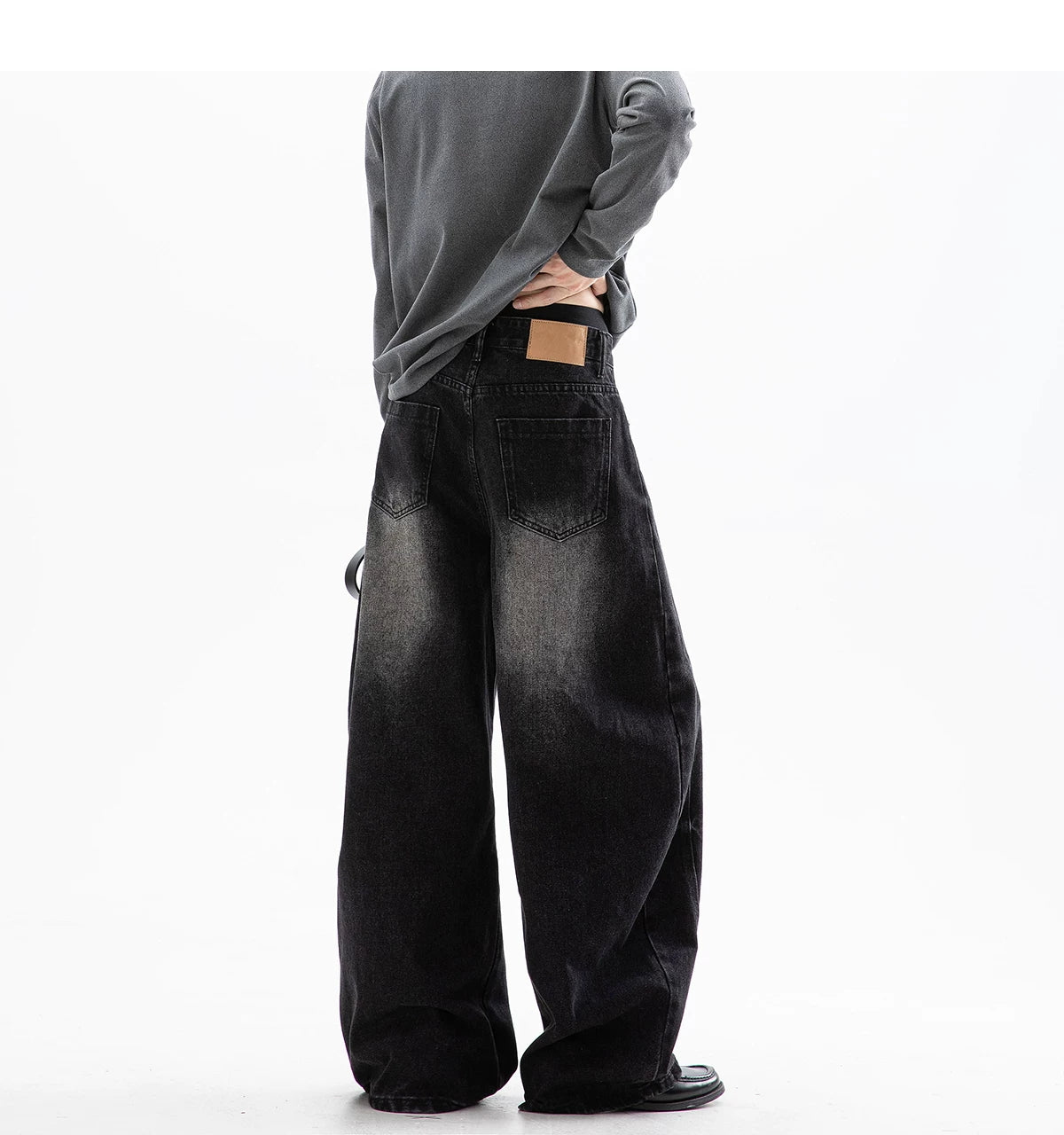 Cloudstripe Ultra Wide-Leg Jeans
