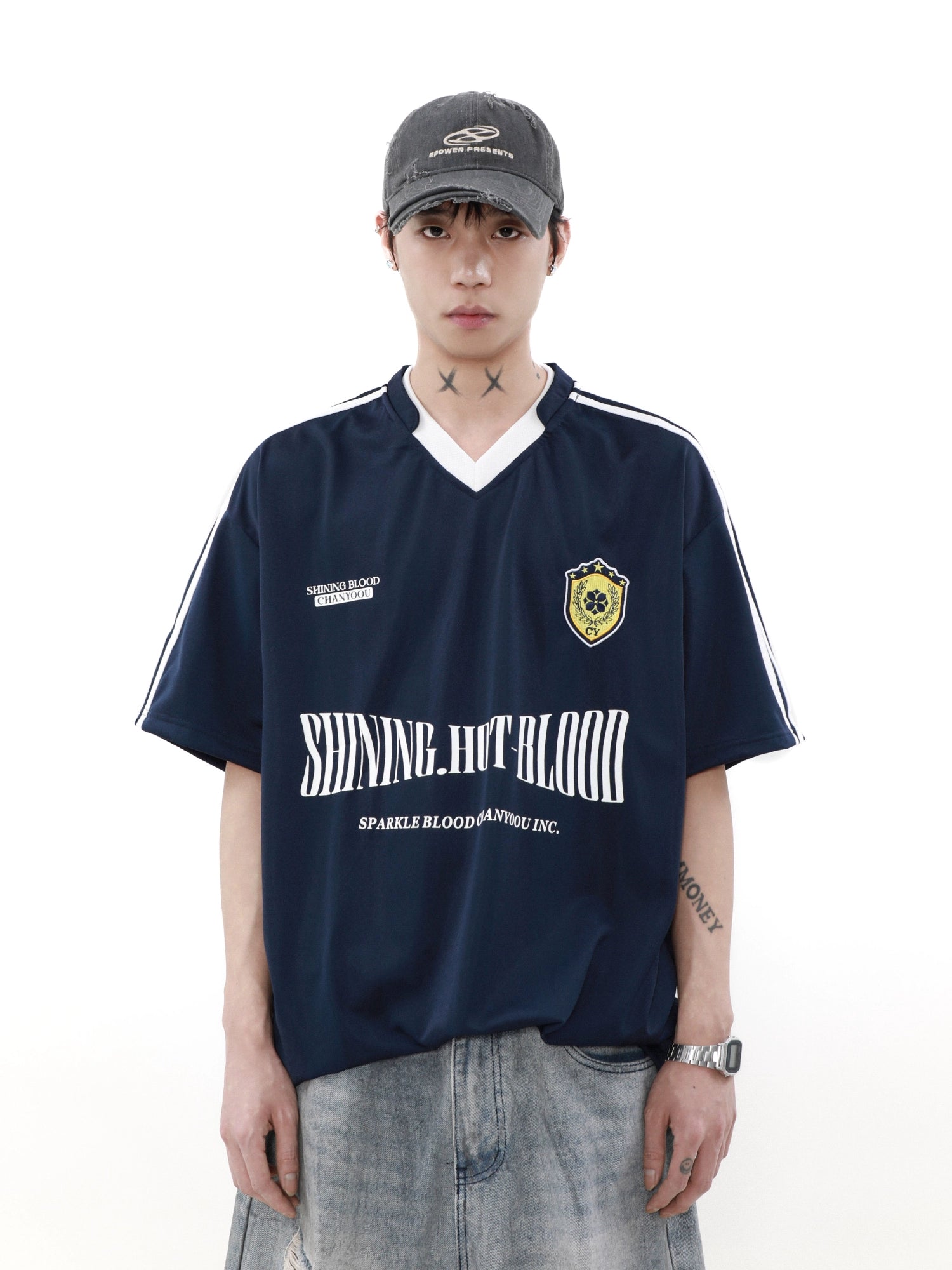 Crest Retro Soccer Jersey